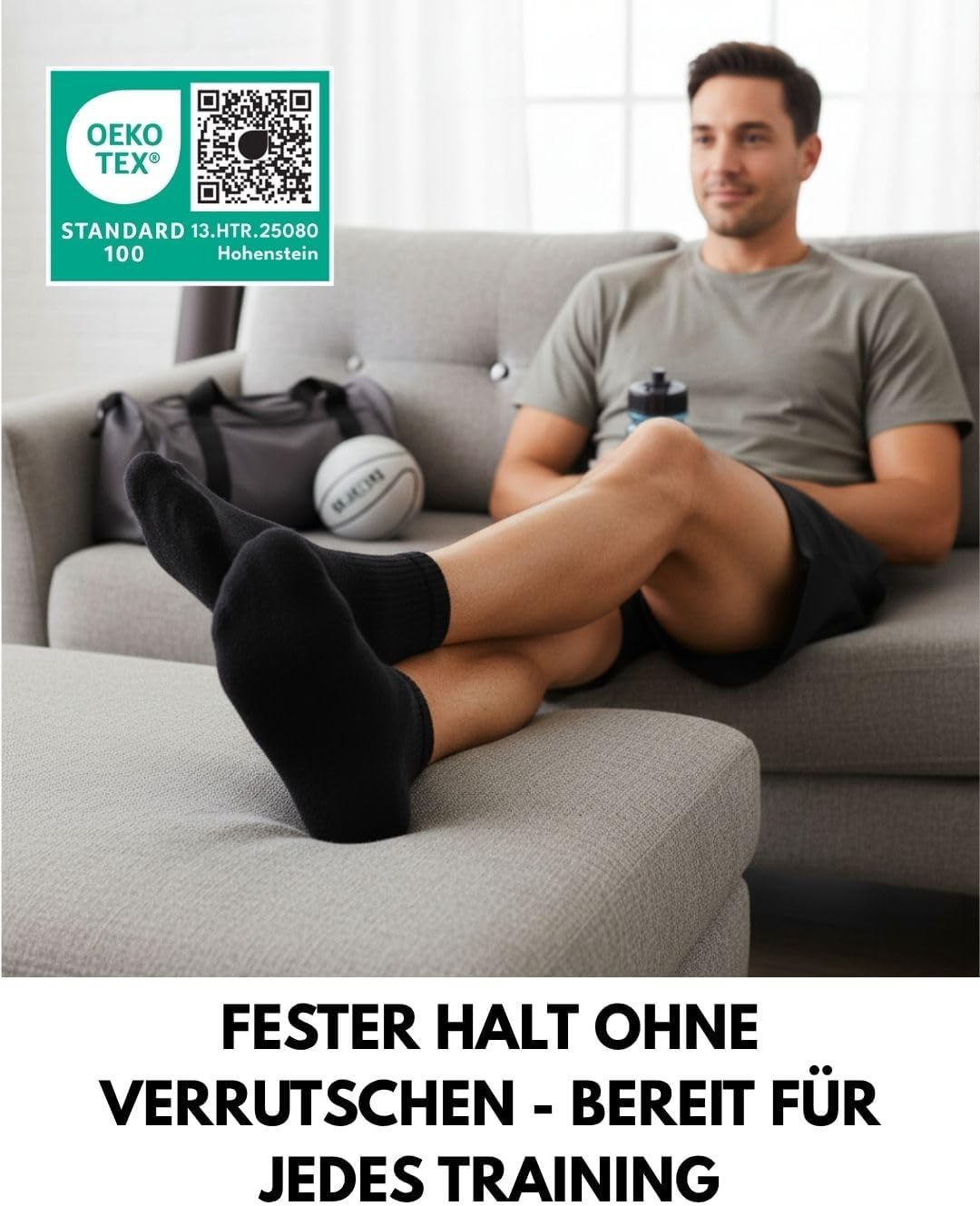 Thumbnail 6 de sockenkauf24 10 Paar kurze Sportsocken (Quarter) Tennissocken – atmungsaktive Baumwolle für Damen & Herren