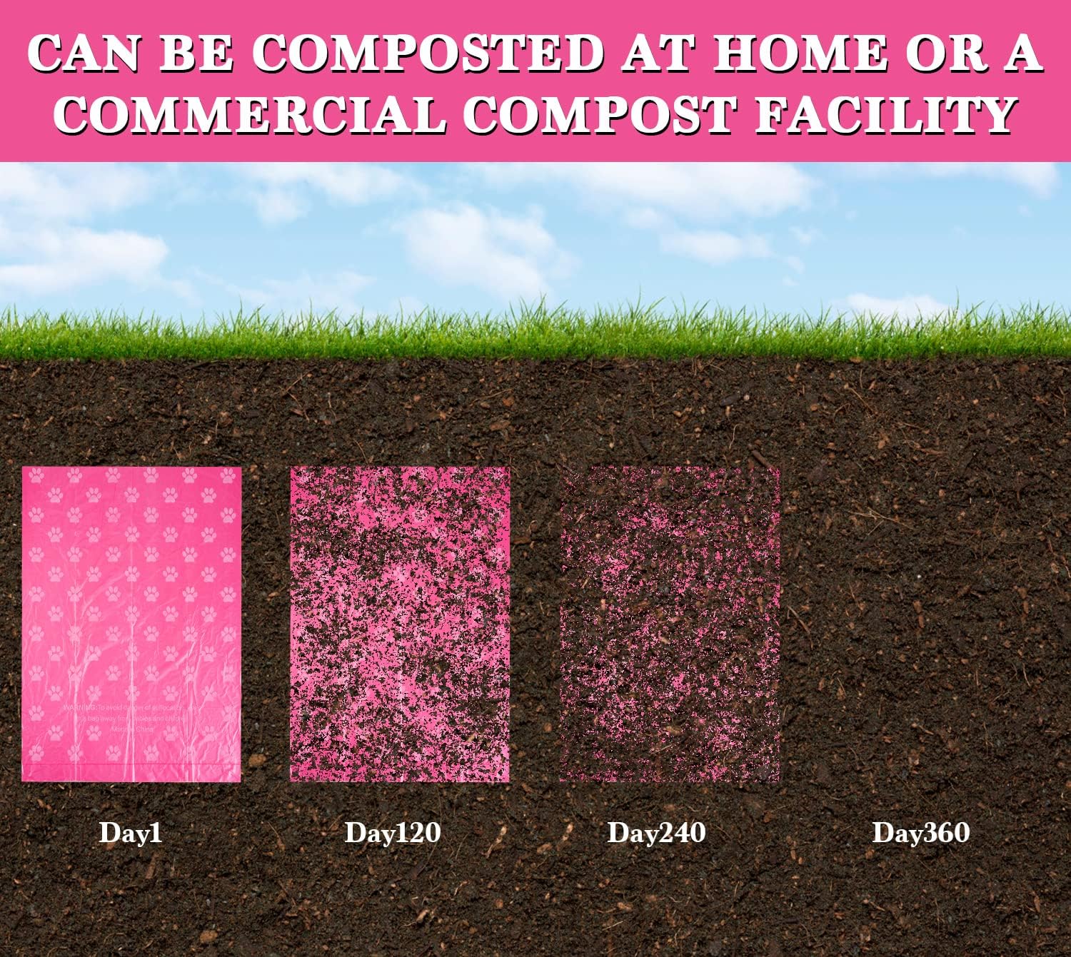 Thumbnail 4 de JBBFCAN Dog Poo Bags 240 Compostable rolls