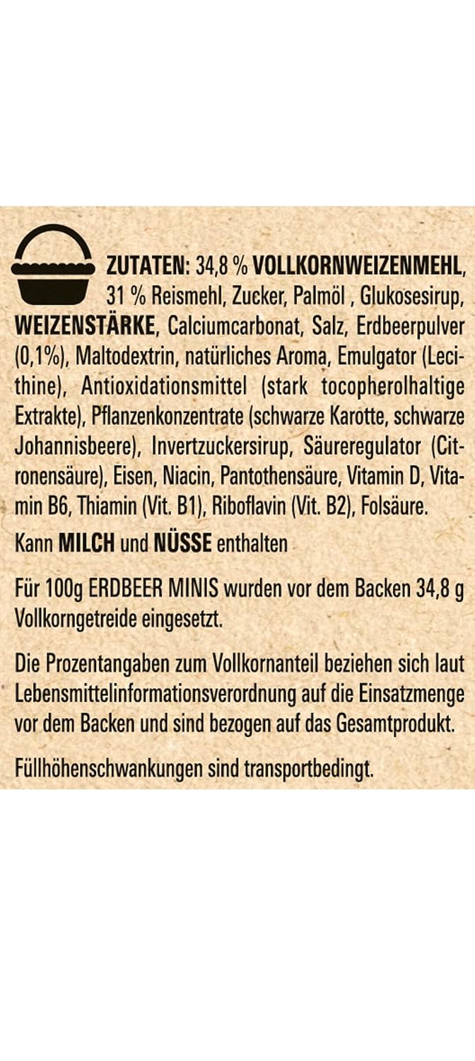 Detalle 2 de Nestlé Erdbeer Minis 7×375 g 🥣
