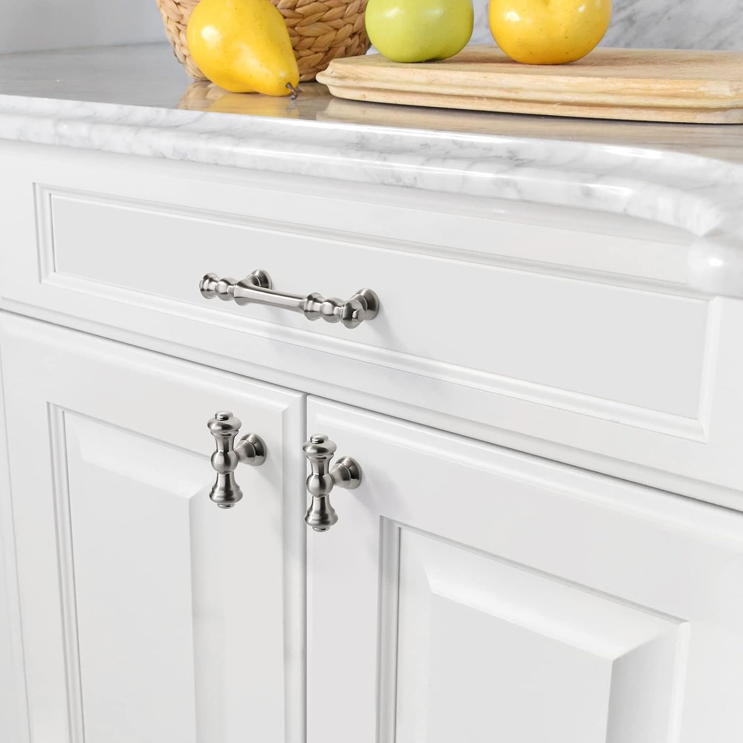 Detalle de Asidrama cabinet pulls, 3-inch spacing