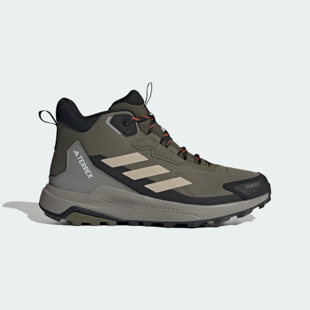 Detalle de Adidas Terrex Anylander Mid Rain.Rdy Hiking Verde