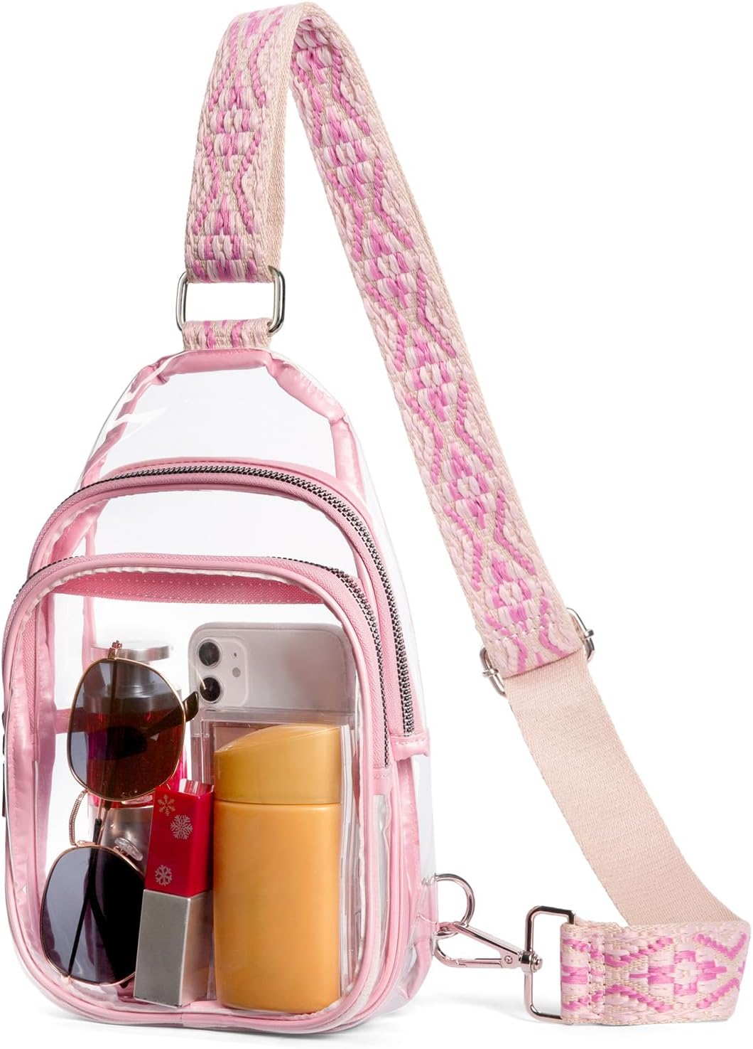 Detalle de CLUCI Clear Crossbody Bag, TPU