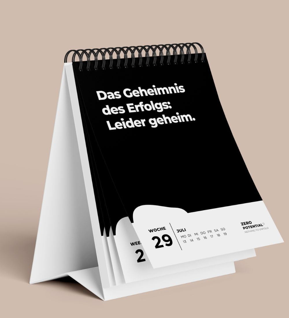 Thumbnail 6 de Demotivierender Tischkalender 52 Wochen 📅