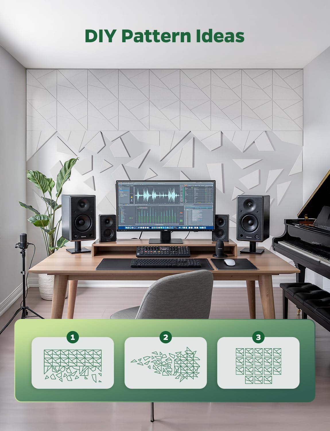 Thumbnail 1 de Topnaca Acoustic Wall Panels 18 pack