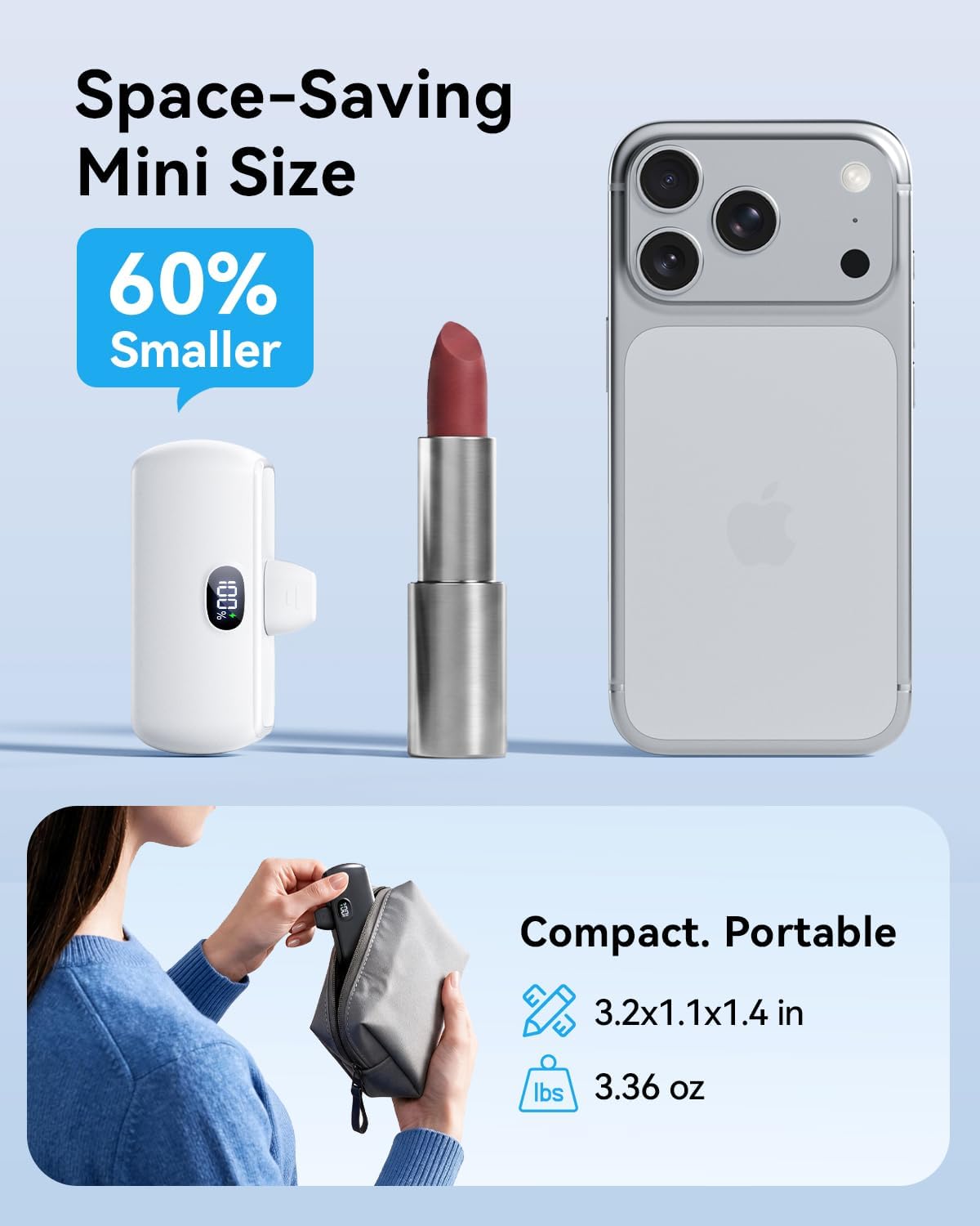 Detalle de USB-C Portable Charger 5000mAh