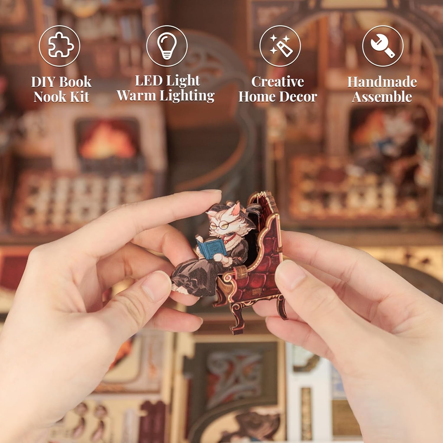 Thumbnail 4 de CUTEBEE Premium Bücherregal Diorama