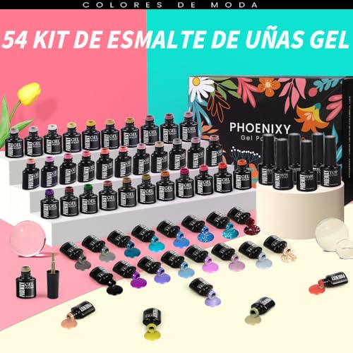 Thumbnail 7 de Phoenixy 162 Esmaltes Semipermanentes Kit 🖌