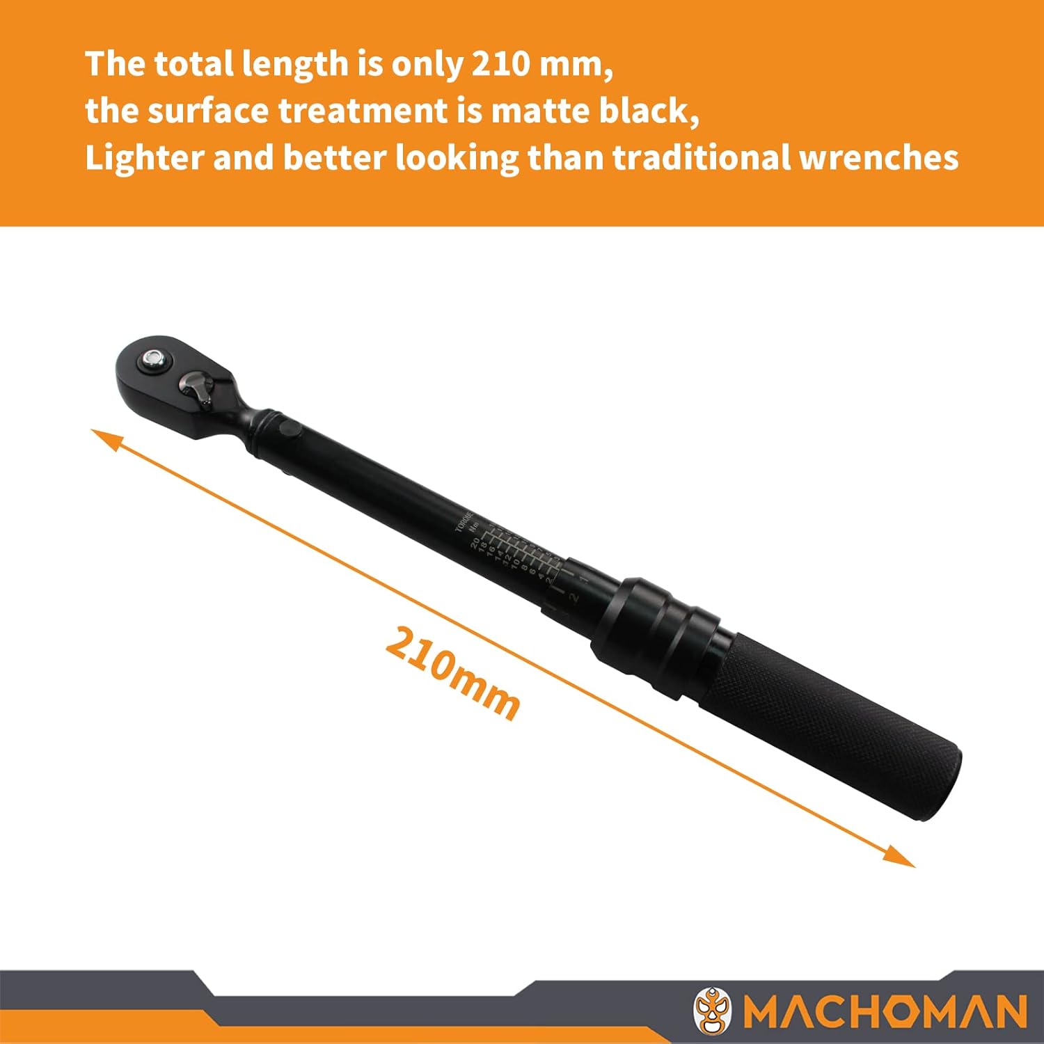 Detalle 2 de Machoman ZTQW0104 Llave dinamométrica 1/4" 2-20Nm