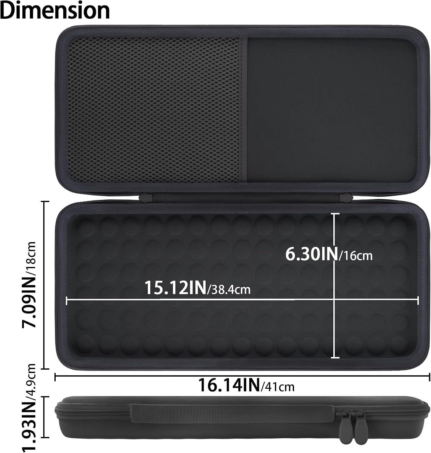 Detalle 2 de co2CREA Hard Case for Logitech G515/G915 TKL (Case Only)