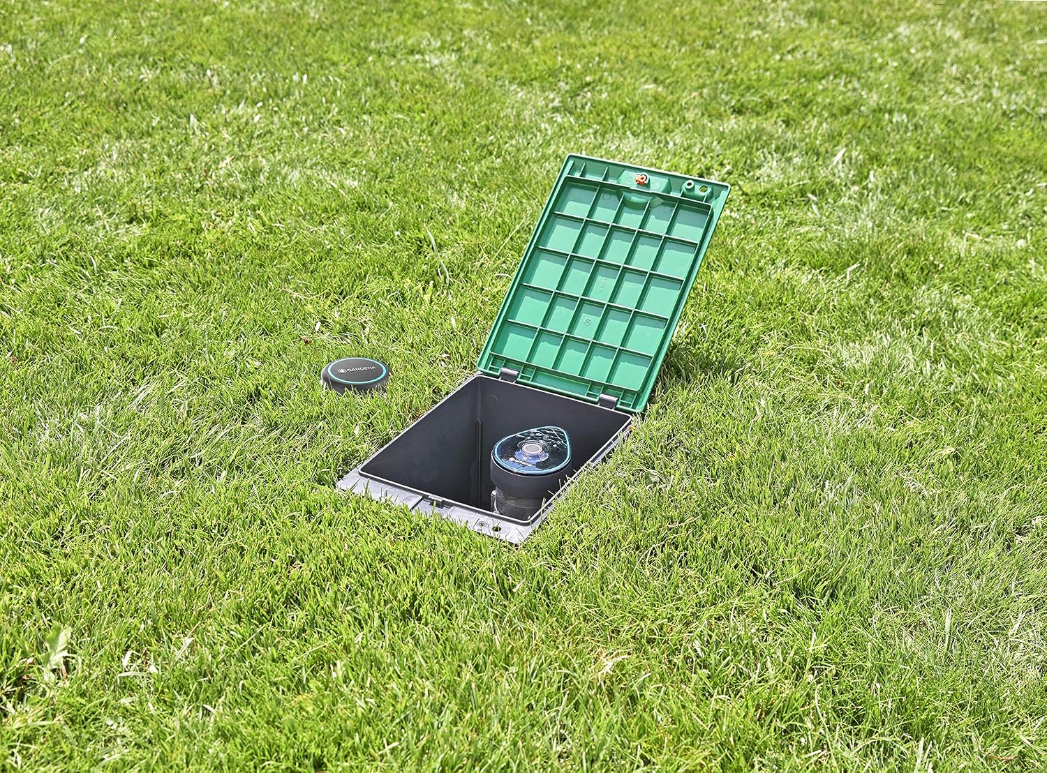 Detalle de Gardena Boîtier de commande Bluetooth 9 V (01287-20) – Arrosage sans câble et gestion via l’application
