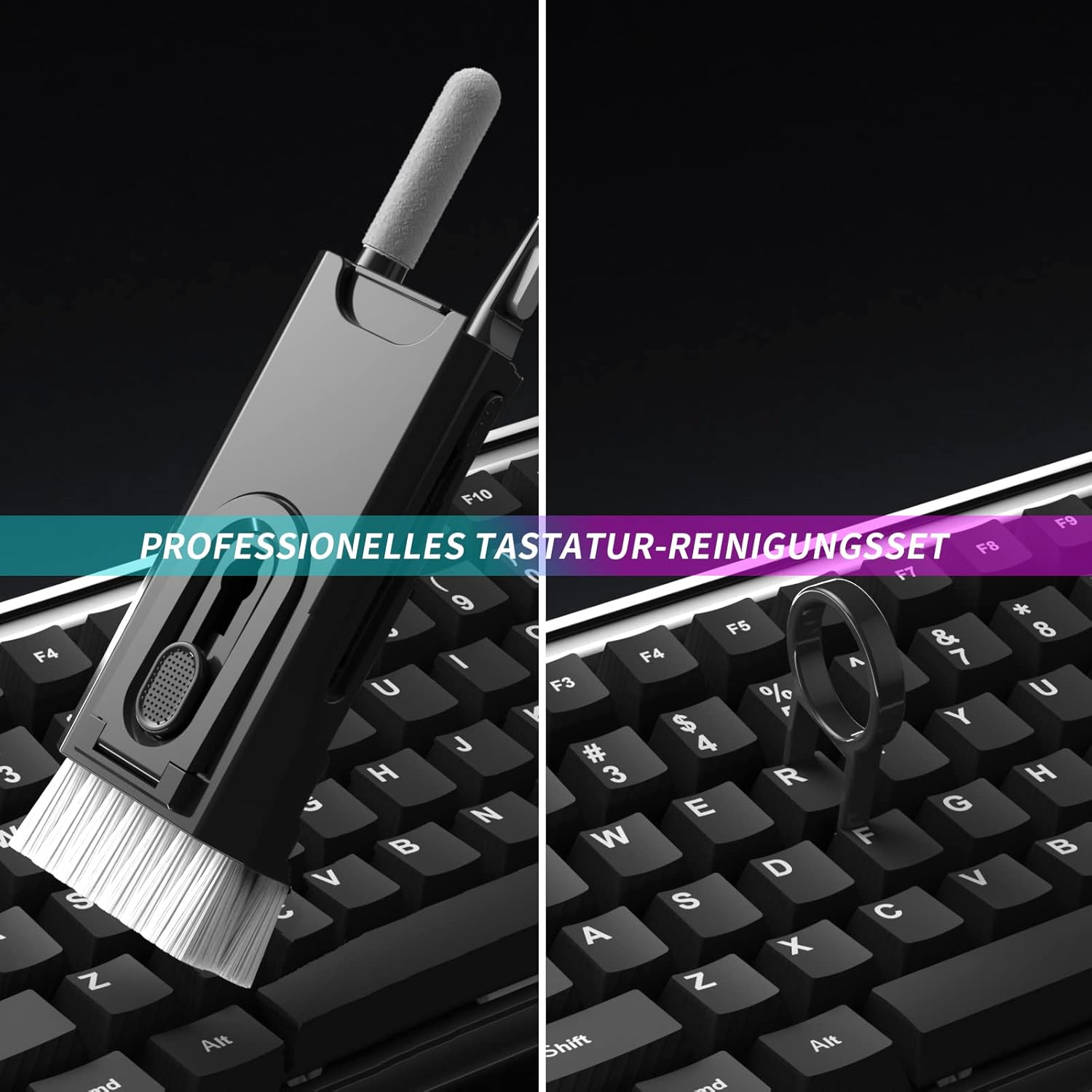 Thumbnail 6 de 8‑in‑1 Tastatur-Reinigungsset mit Kappenzieher 🧽
