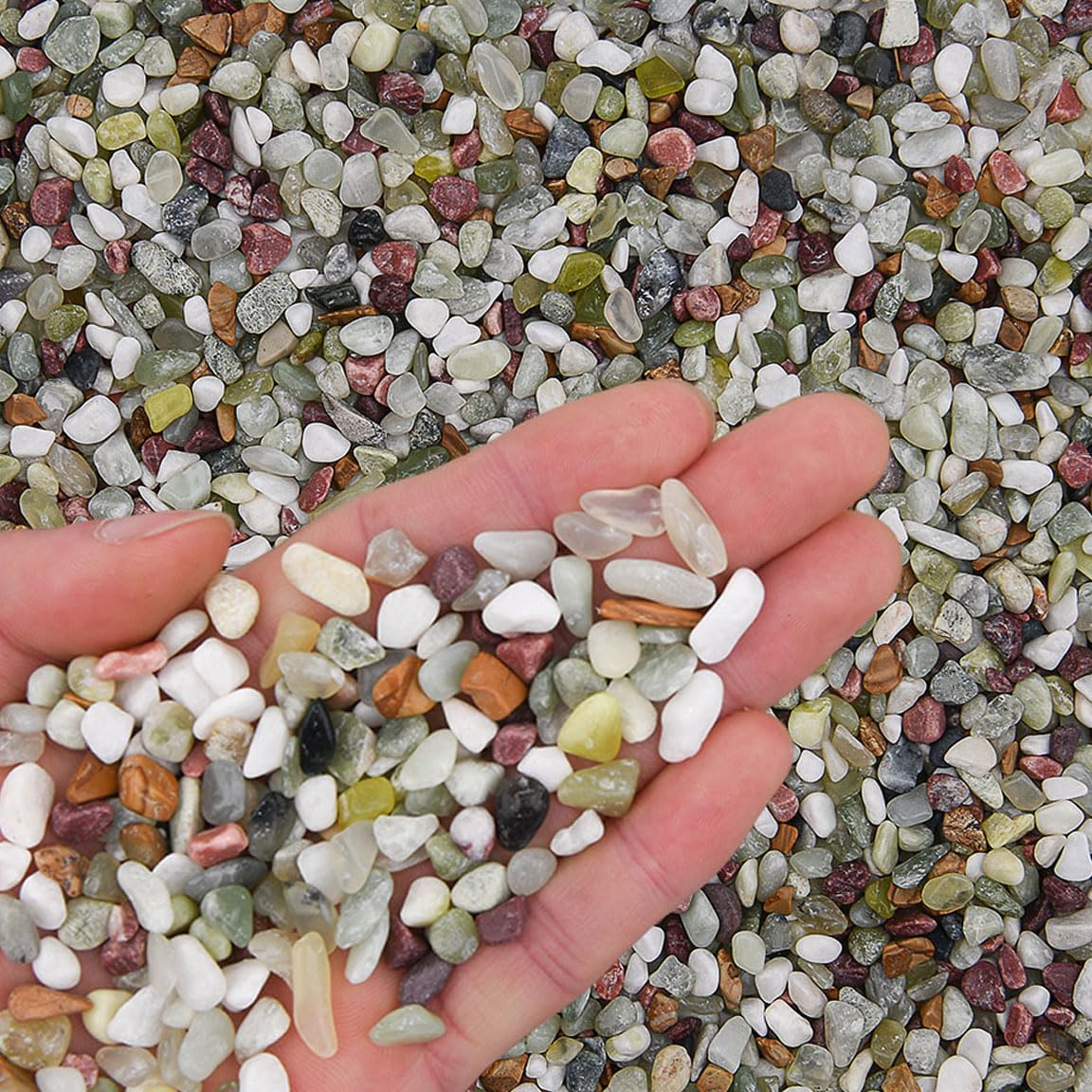 Thumbnail 6 de Hisredsun 3.96 lb Decorative River Pebbles