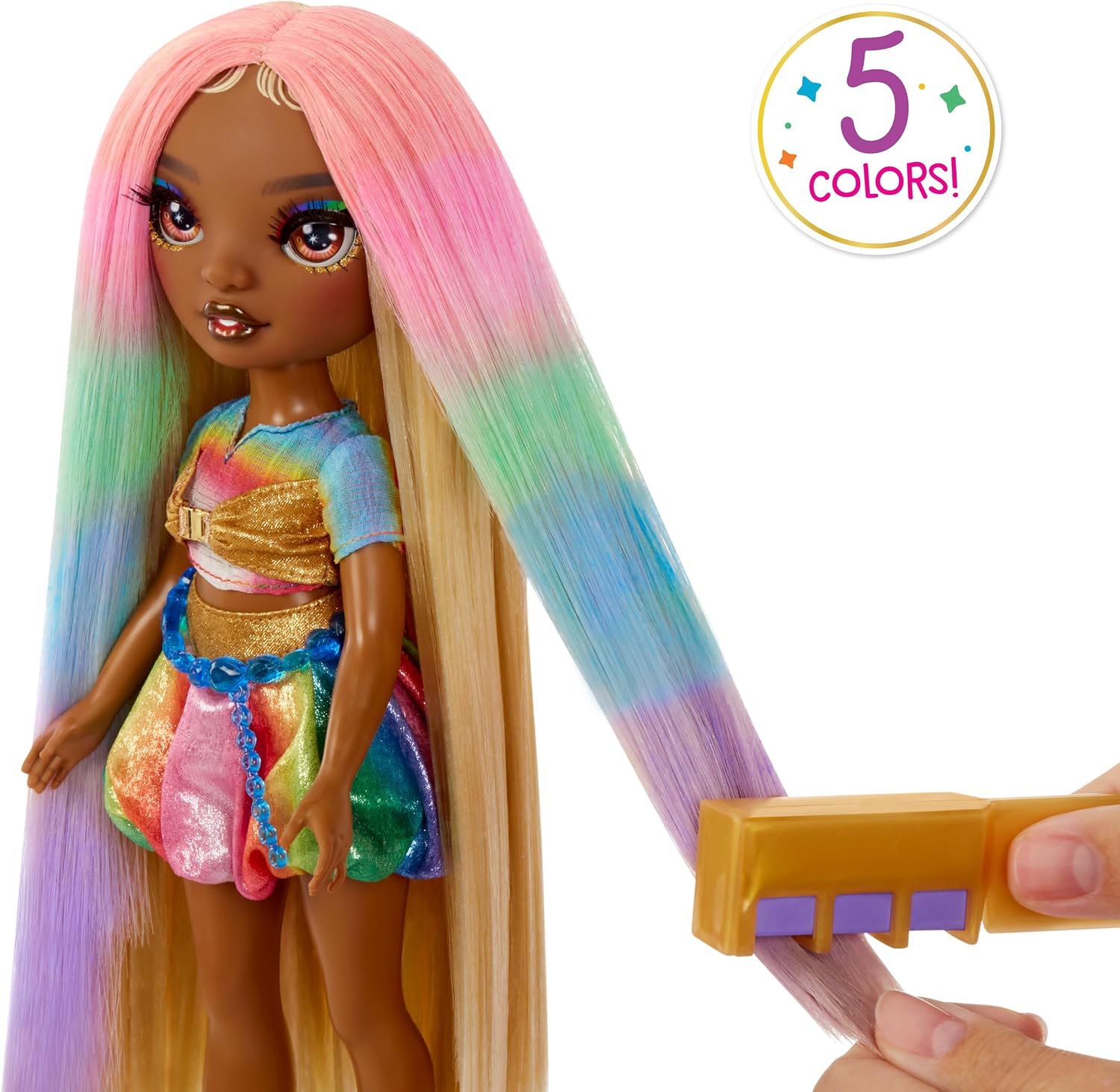 Thumbnail 2 de Rainbow High Meline 28 cm Puppe mit Haarkreide