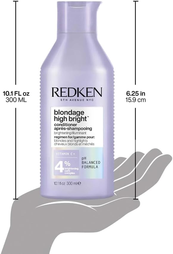 Thumbnail 5 de Redken High Bright Balsamo con Vitamina C per capelli biondi, 300 ml