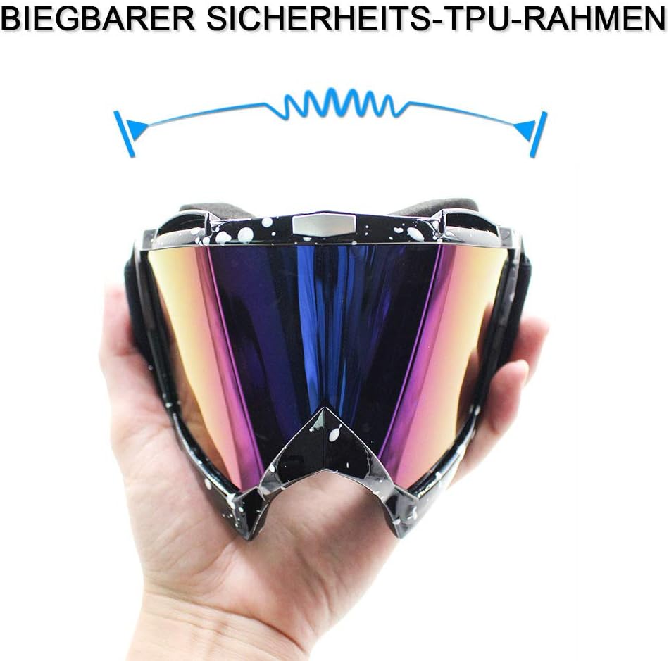 Detalle de SPOSUNE Motorradbrille 129 g đ„œ