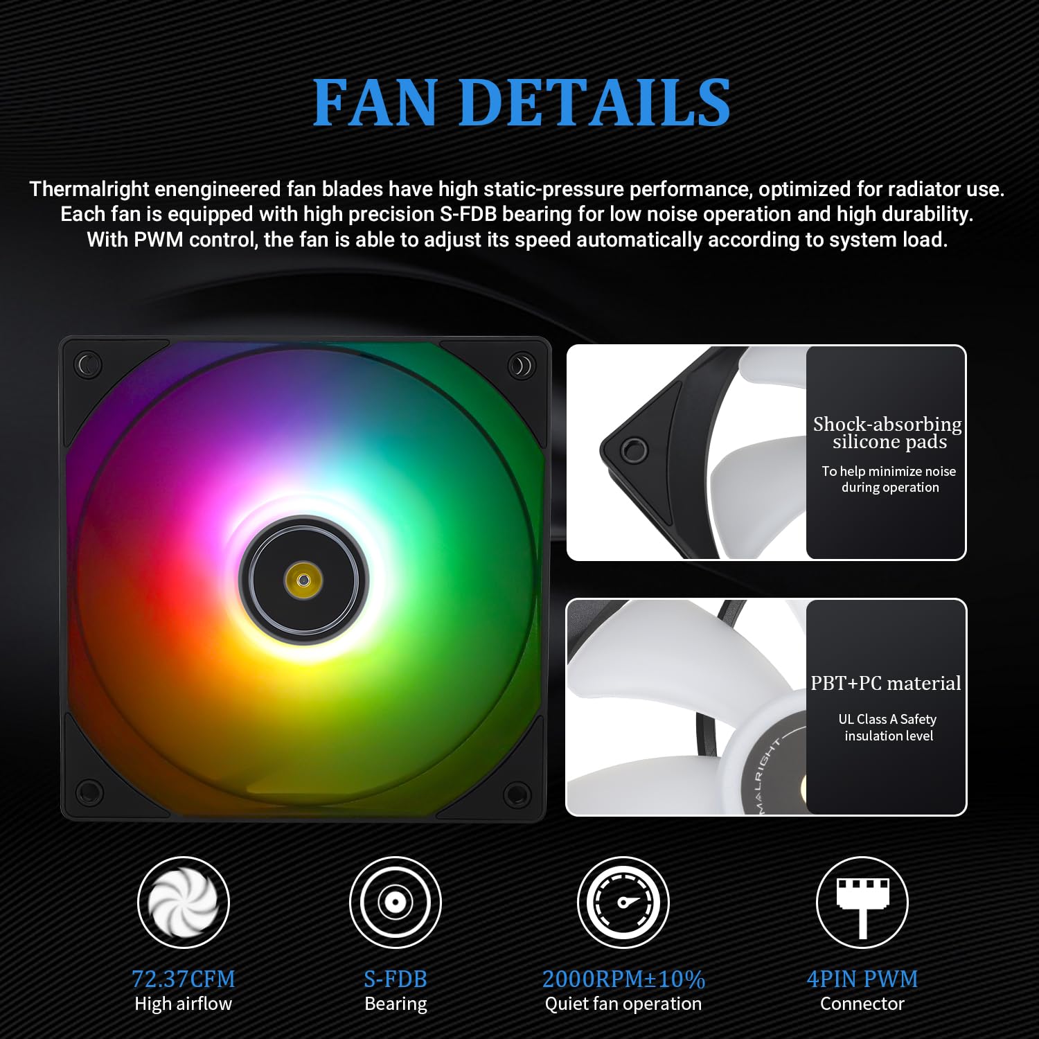 Detalle de Thermalright Frozen Notte 240 ARGB V2 cooler