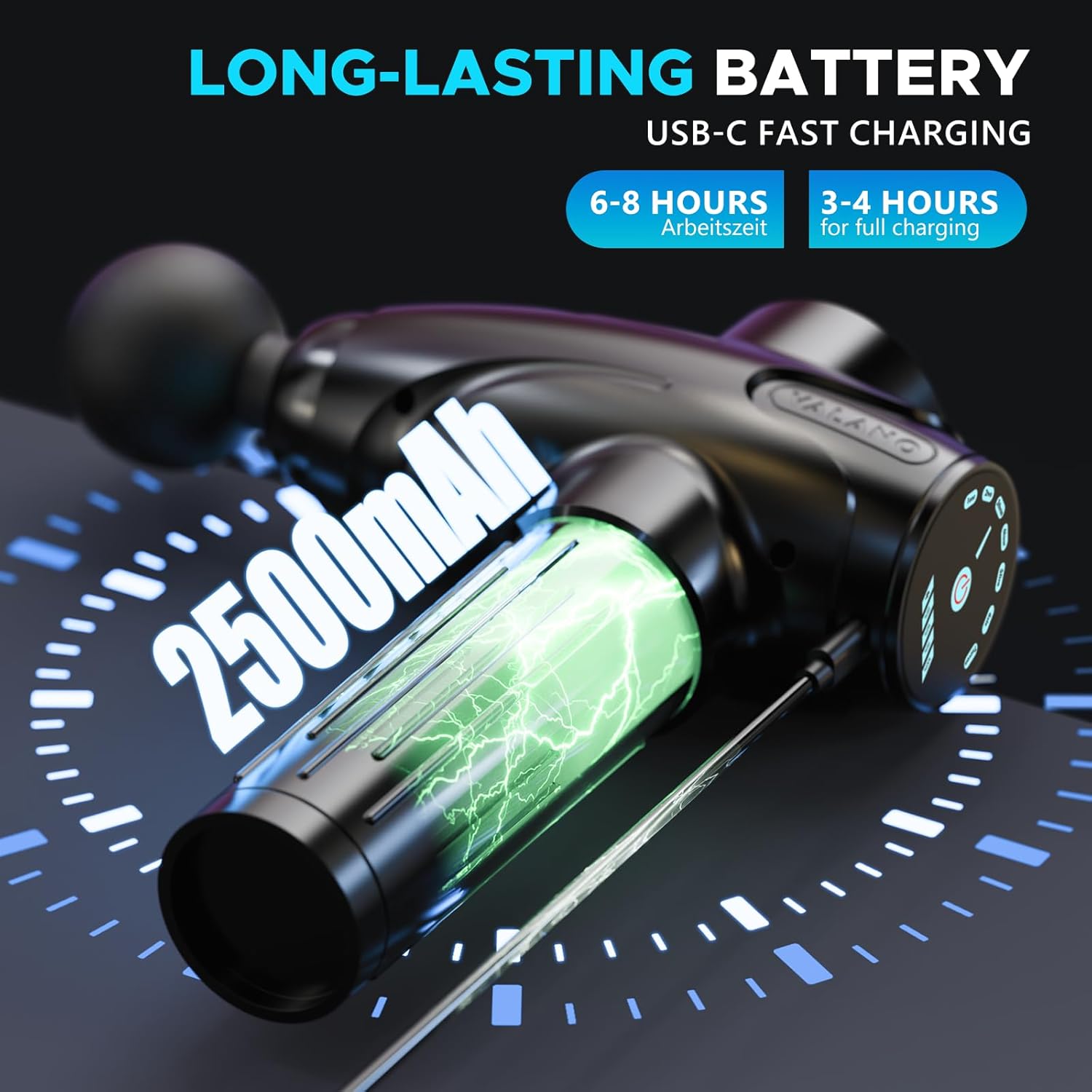 Thumbnail 3 de Massage Gun Deep Tissue percussion massager