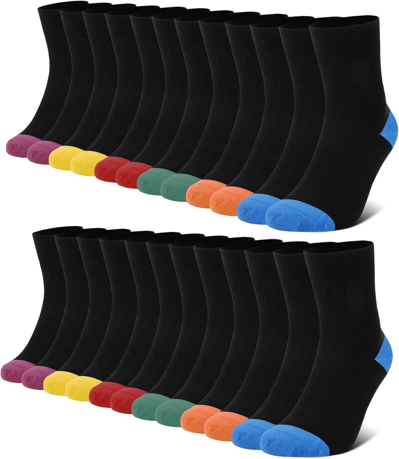Thumbnail 6 de FALARY 12er-Pack Baumwollsocken für Herren und Damen