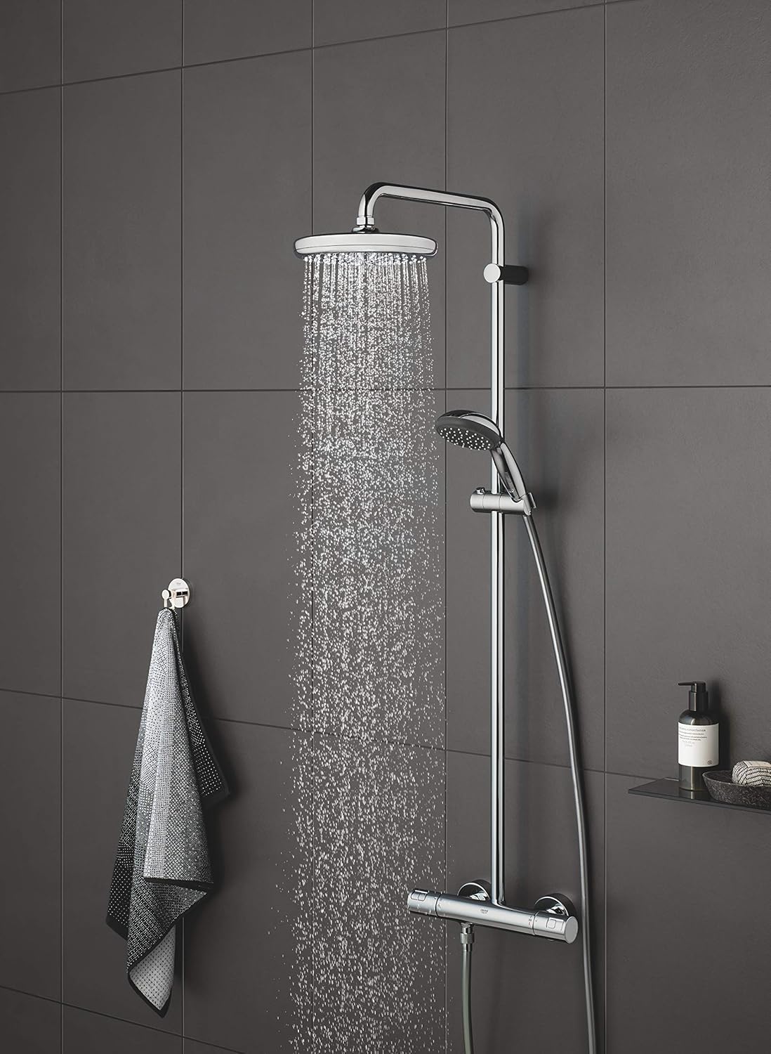 Thumbnail 1 de GROHE Douche de tête Vitalio Start 210 – jet Pluie, 1 jet, Ø210 mm, économie d’eau, installation facile