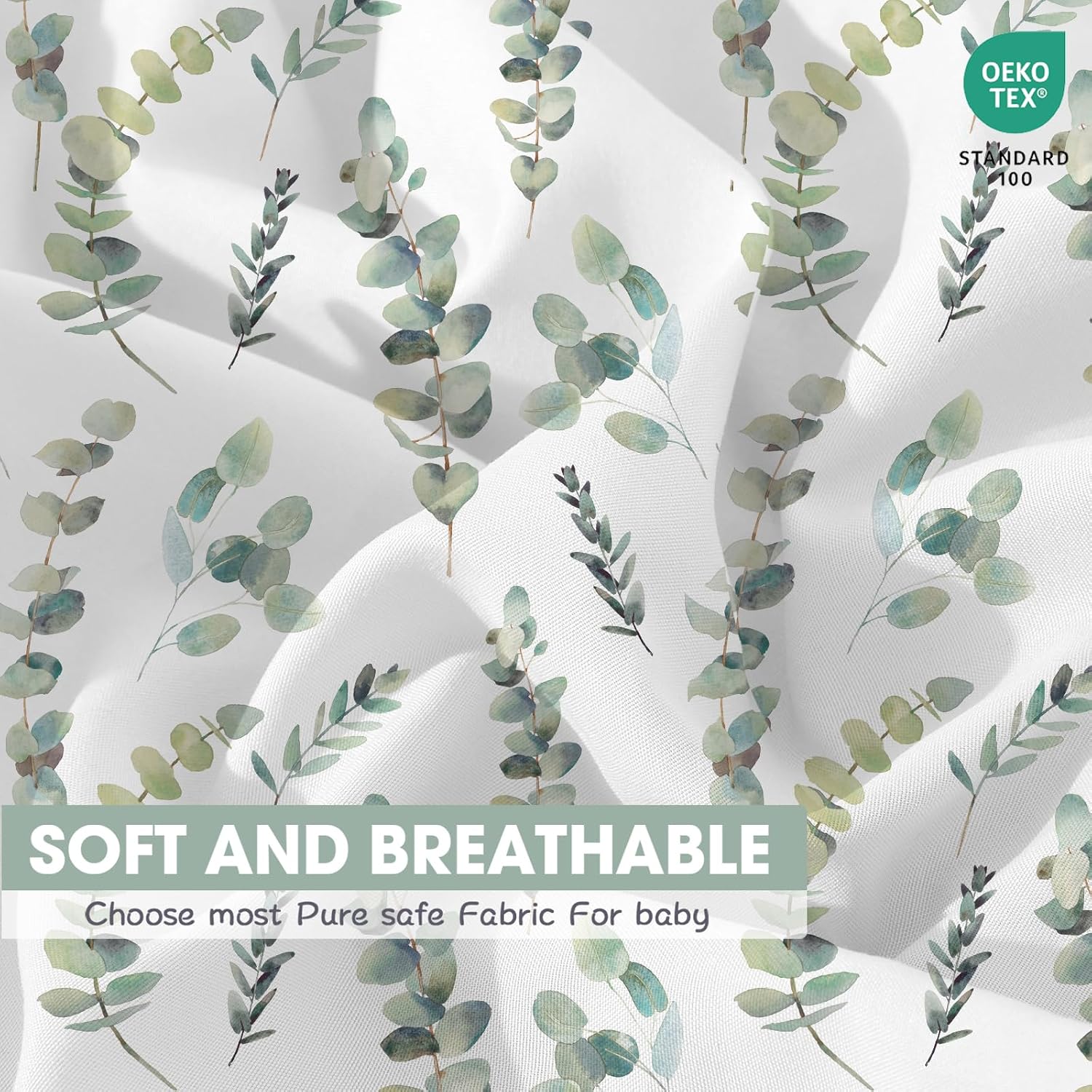 Thumbnail 6 de Little Grape Land 140 x 70 cm Fitted Cot Bed Sheets – 4 Pack
