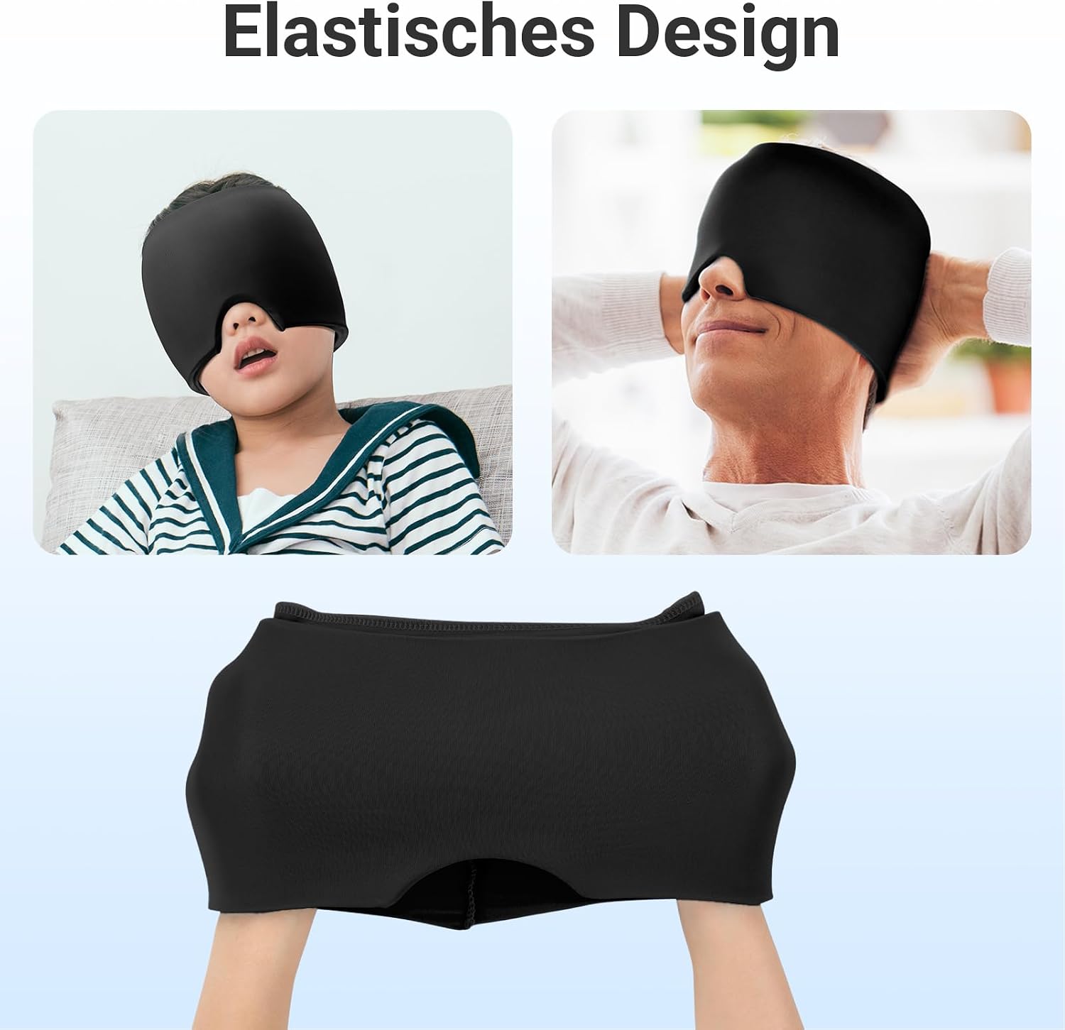 Thumbnail 6 de Comfytemp Migräne Maske Gel Kühlmaske 360°