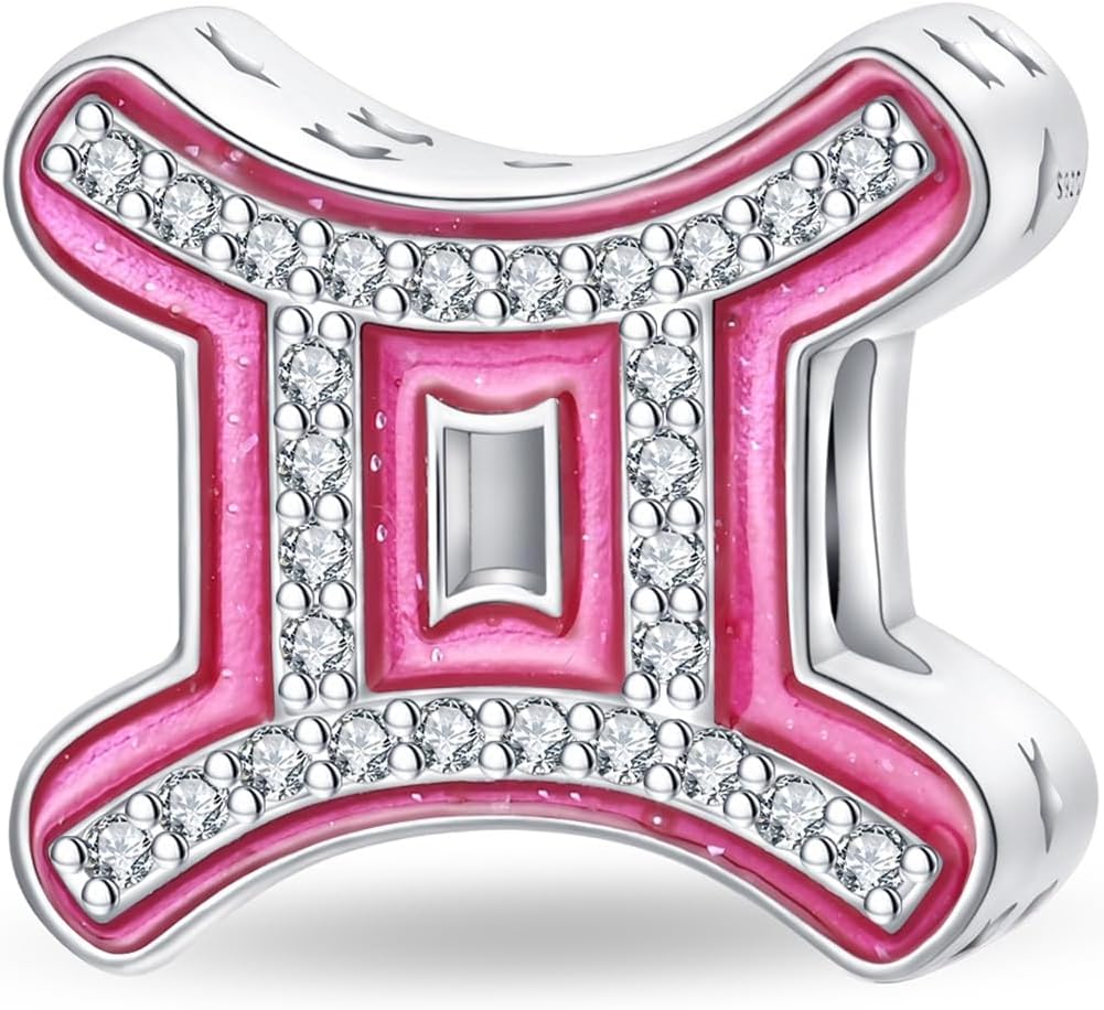 Thumbnail 5 de TINSLO ciondolo “12 costellazioni” in argento sterling 925 con cubic zirconia, compatibile Pandora e bracciali/collane europei