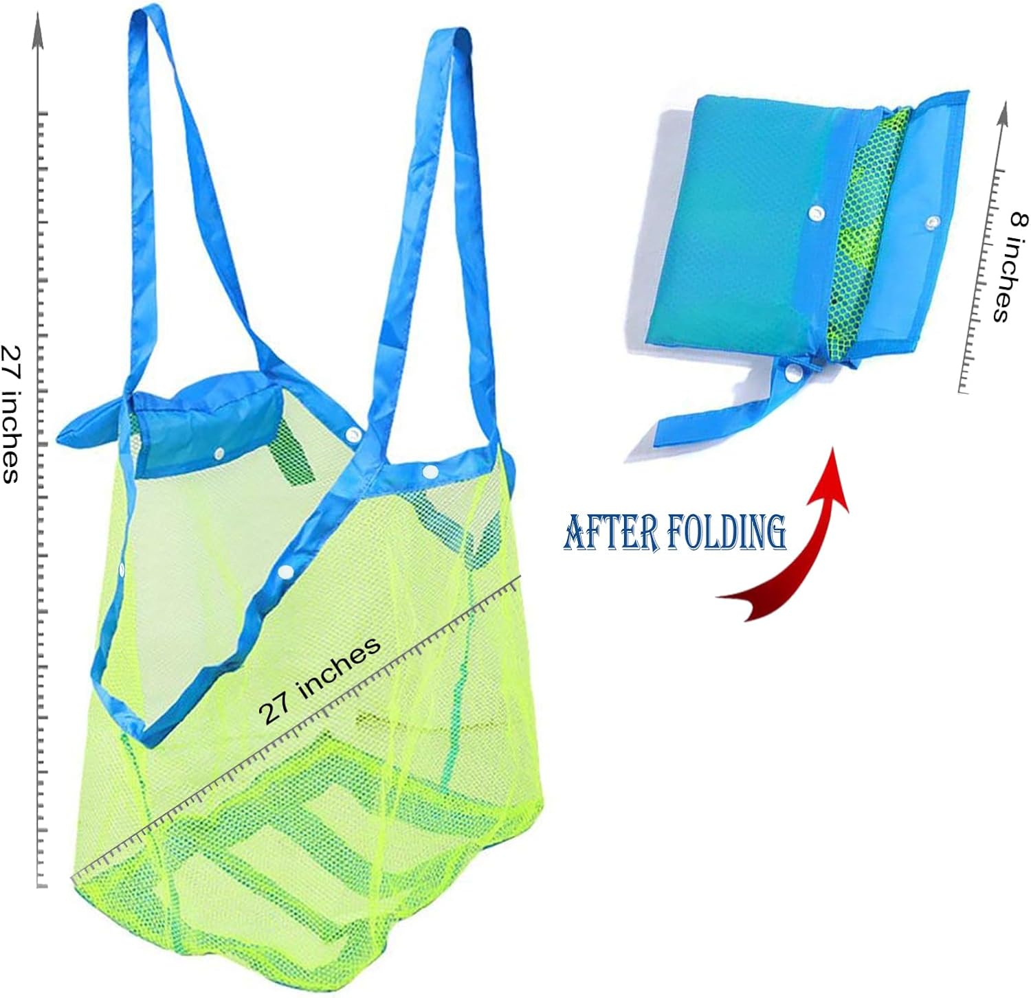 Thumbnail 3 de SupMLC Mesh Extra Large Beach Bag: XL Mesh Tote for Toys, Towels, and Sand