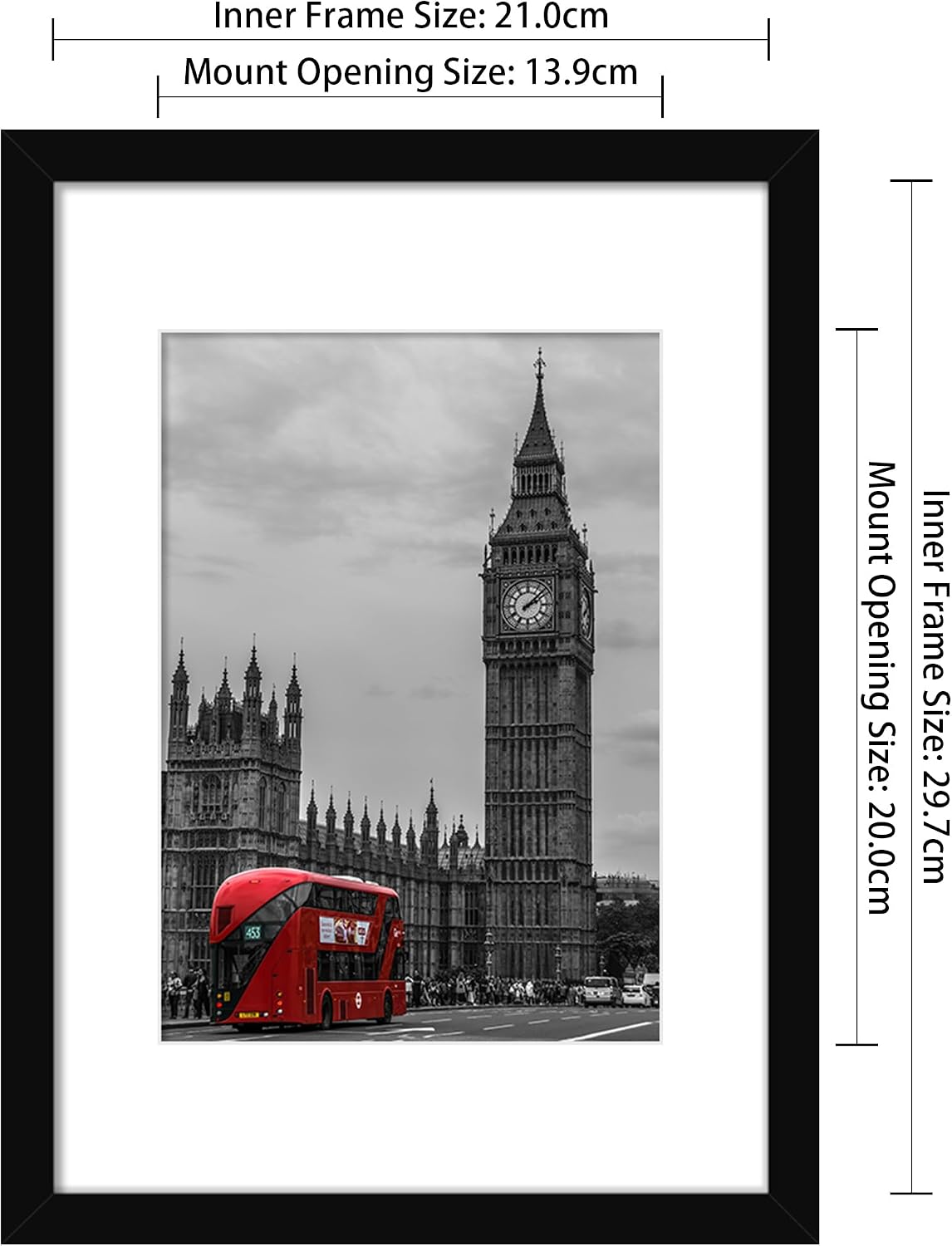 Thumbnail 1 de Tinkeps A4 Black Picture Frame 4-pack 🖼
