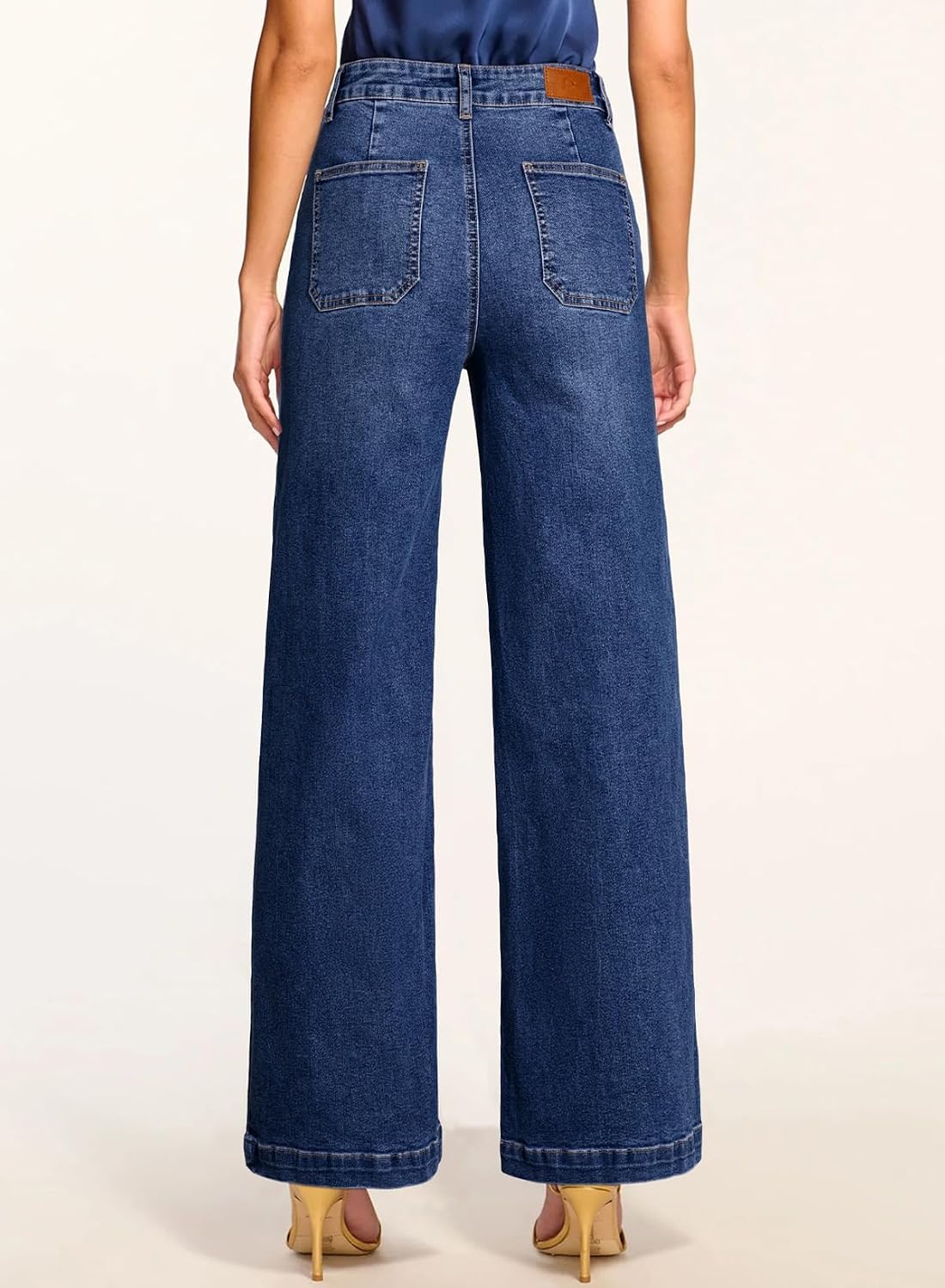 Detalle 2 de Sidefeel Wide Leg High Waisted Jeans 1 Pair