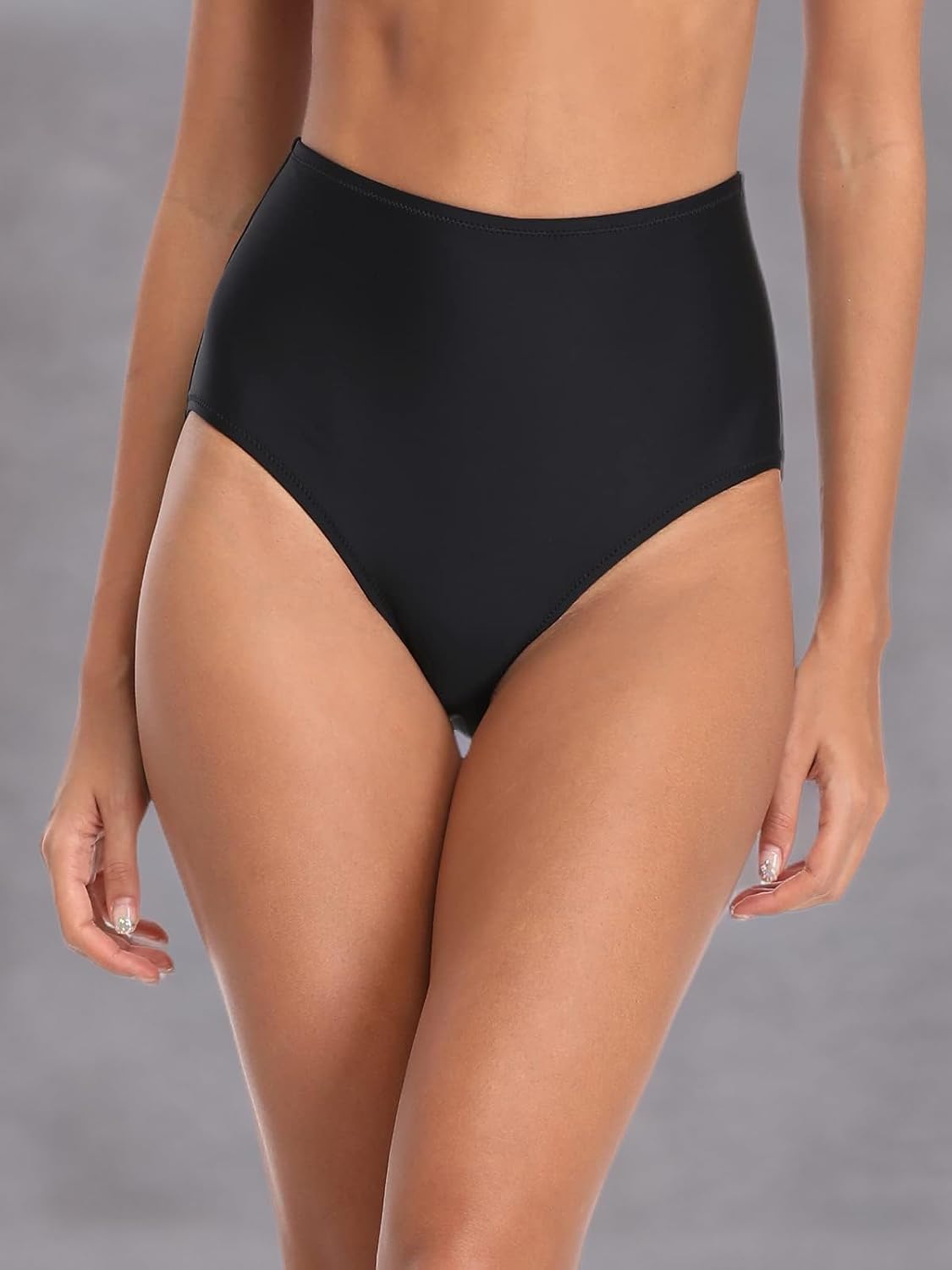 Thumbnail 6 de RELLECIGA High-Waisted Tummy-Control Bikini Bottom with Medium Back Coverage
