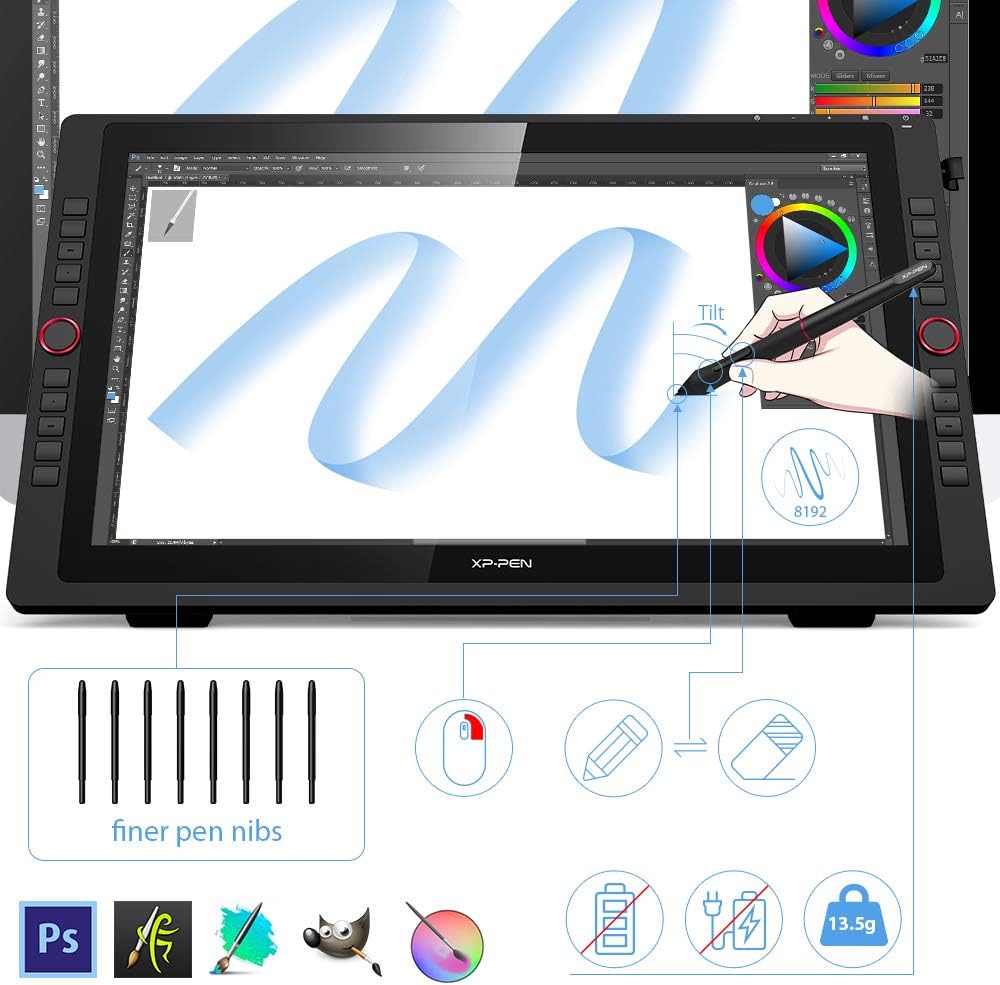 Thumbnail 4 de XP-PEN Artist 22R Pro 21.5-inch drawing monitor 🎨