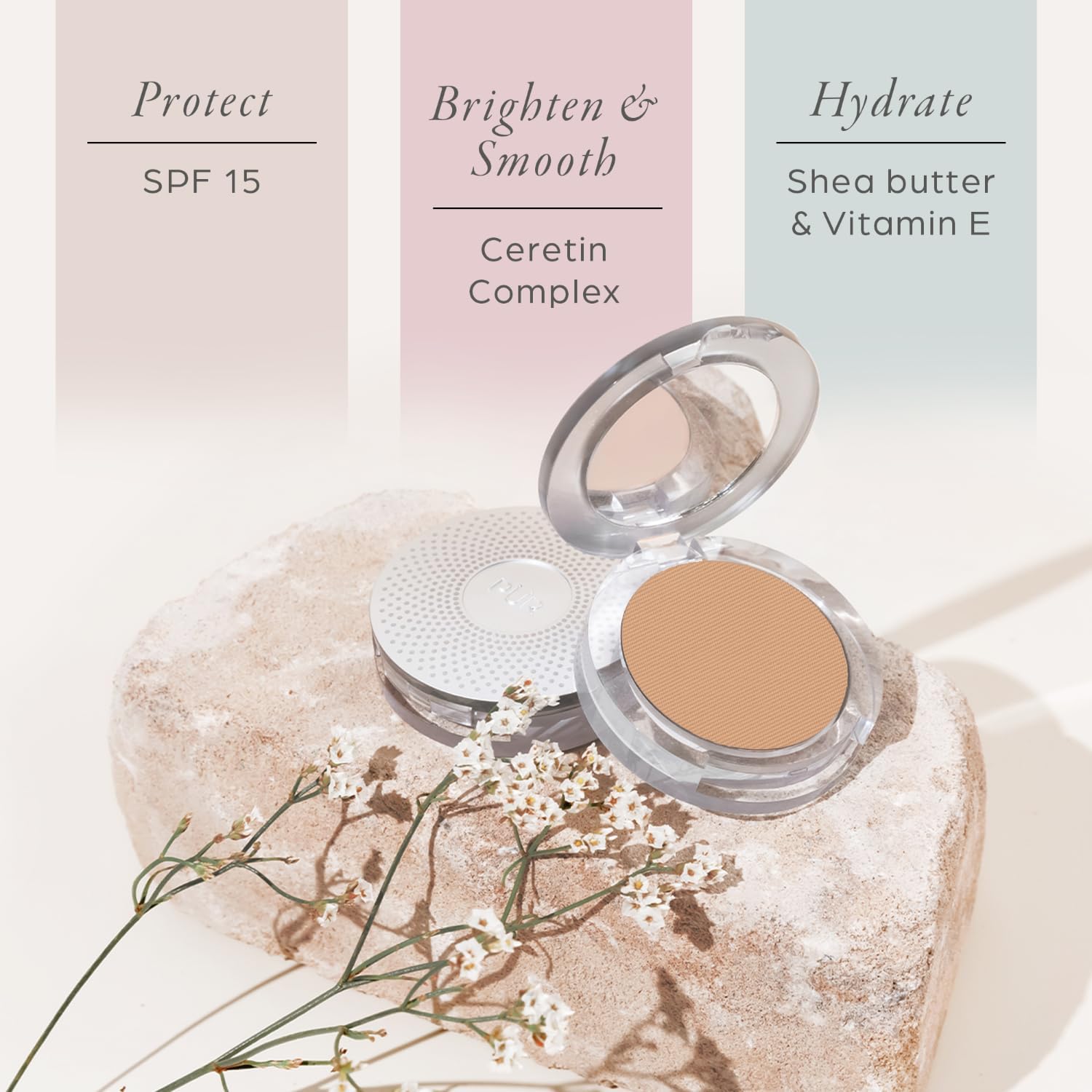 Detalle 2 de PÜR MINERALS 4-in-1 Pressed Mineral Foundation SPF 15 💄