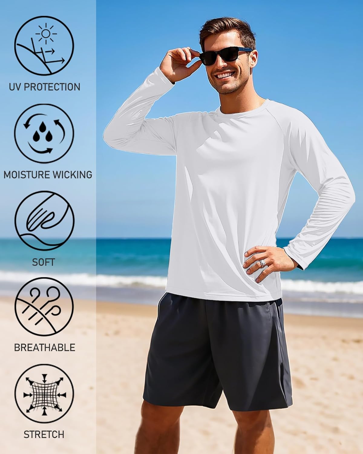 Thumbnail 2 de Tansozer UV Rash Vest UPF 50+ Long Sleeve