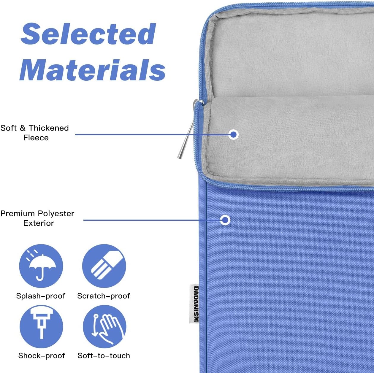 Detalle de Dadanism Tablet Tasche 9-11 Zoll, Veilchen