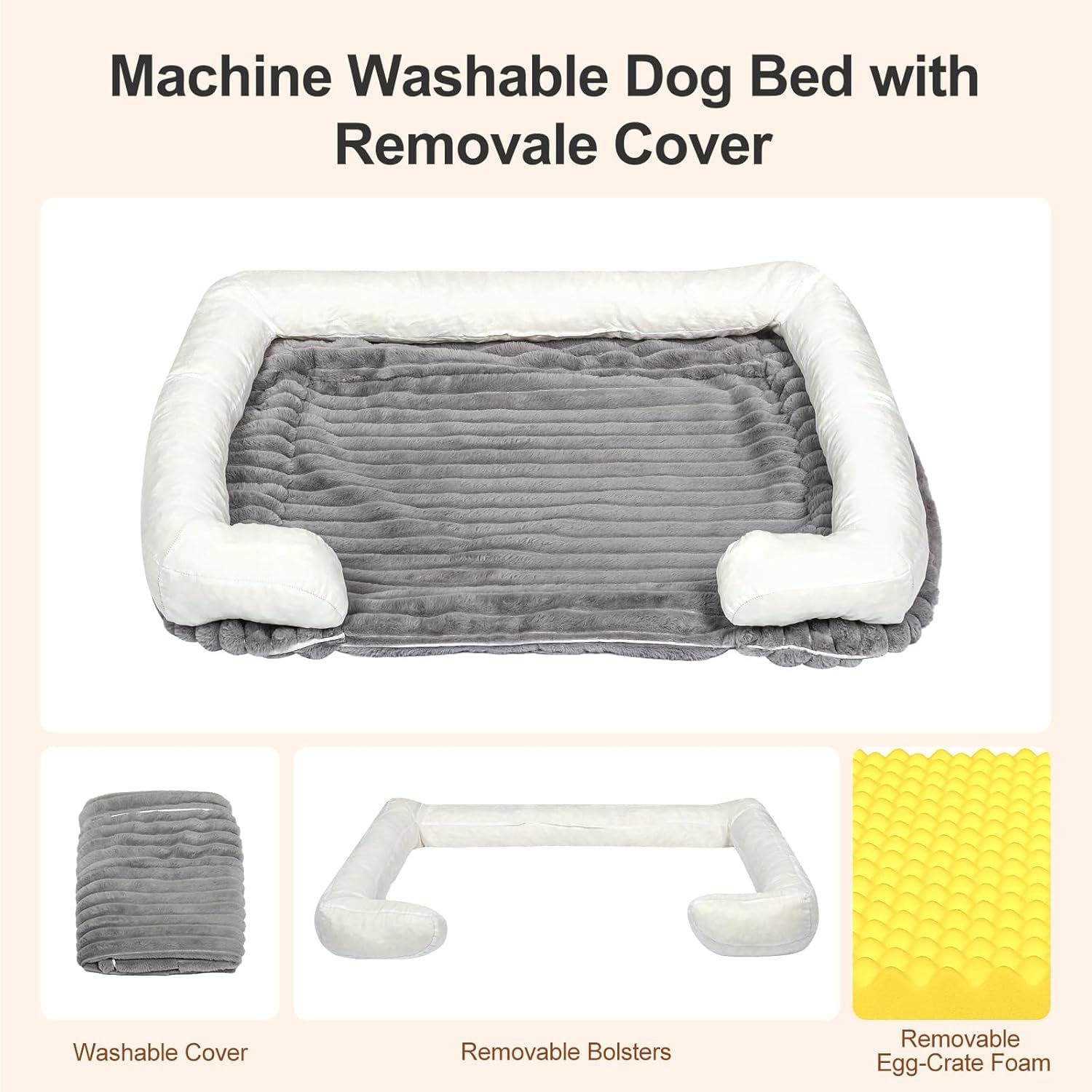 Detalle 2 de VoltaEcho Panier chien orthopédique XXL