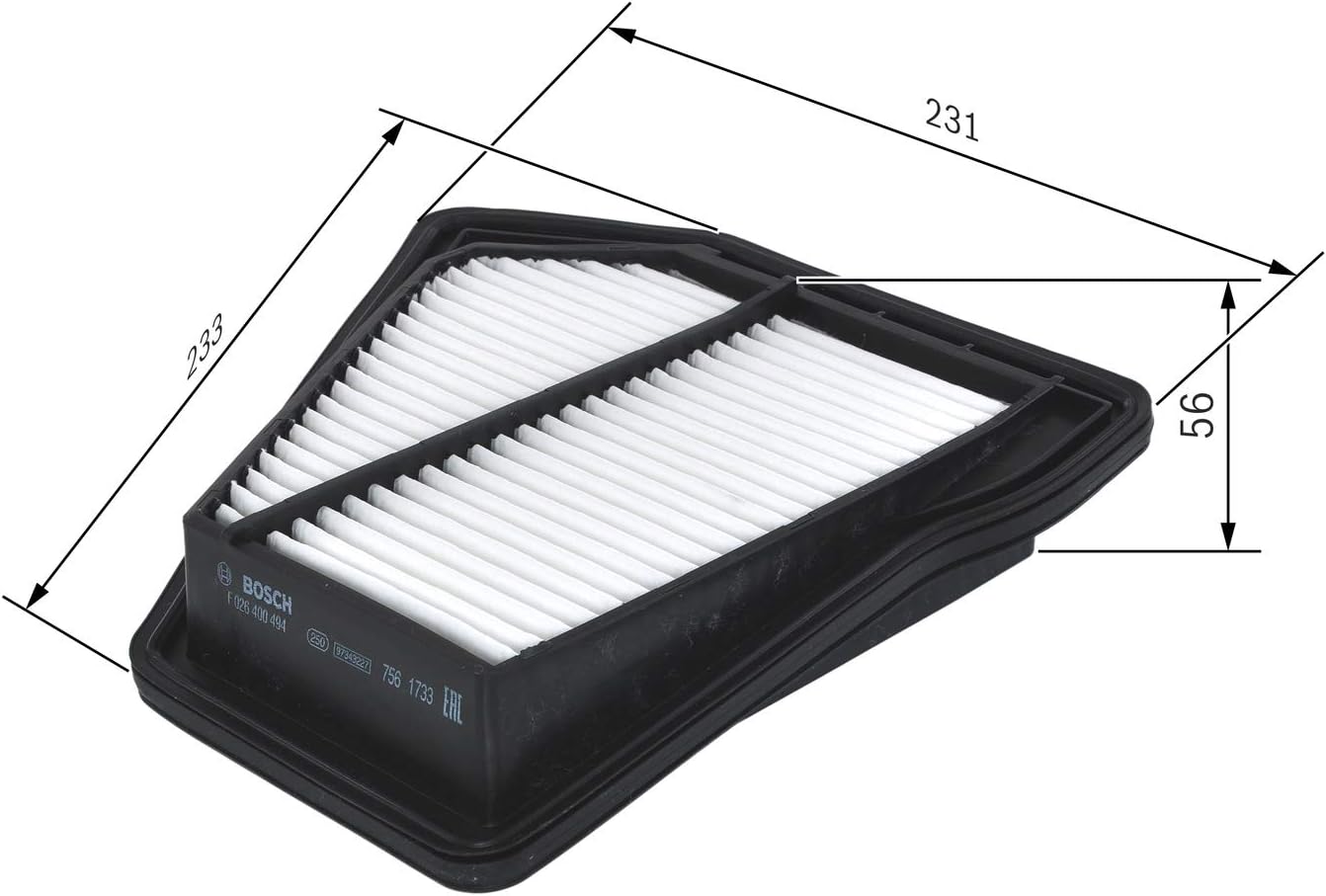 Detalle 2 de Bosch Filtro Aria Auto 0 - Protezione affidabile contro le particelle esterne