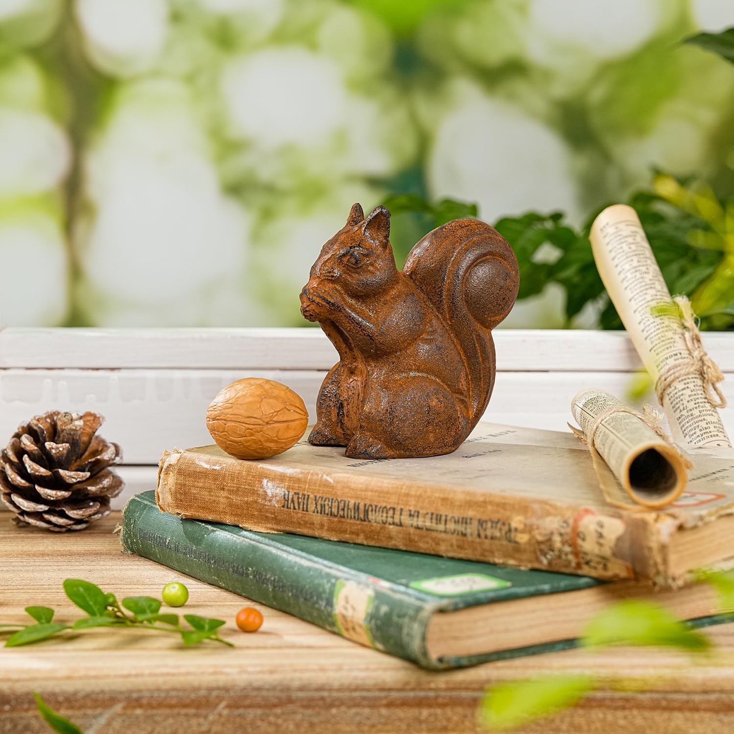 Detalle de Sungmor Cast Iron Squirrel Paperweight