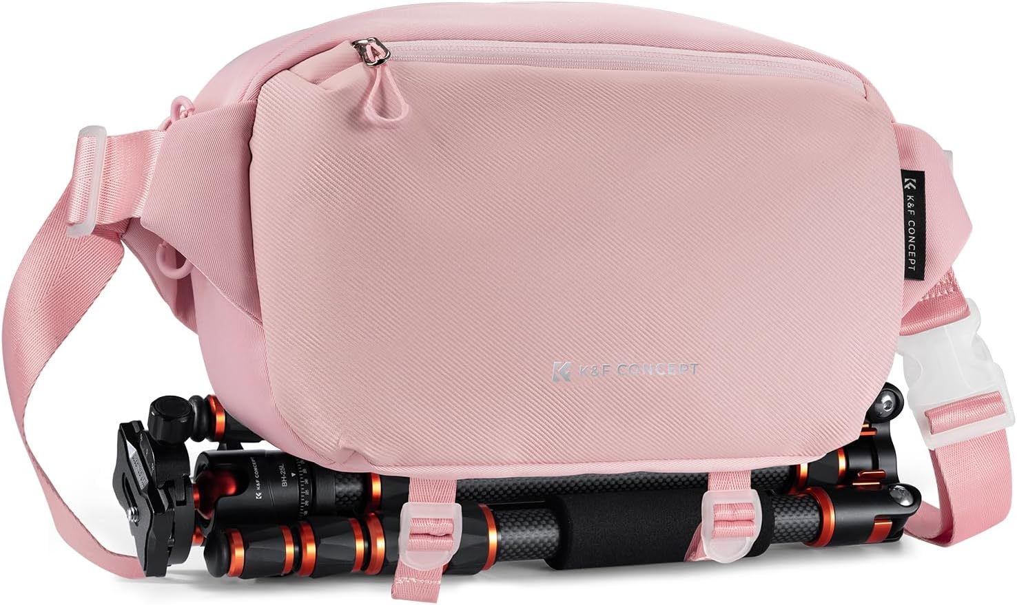 Detalle de K&F CONCEPT borsa a tracolla impermeabile per fotocamera (10L) con divisori EPE e accessori