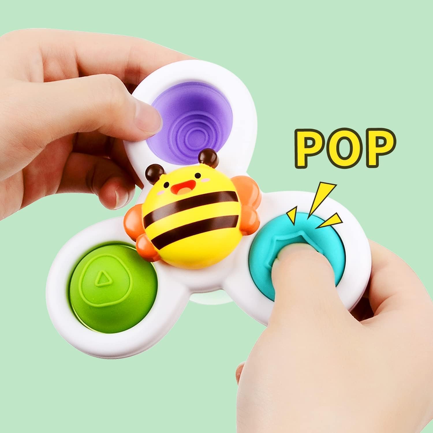 Thumbnail 4 de ERMON Pack of 3 Spinners for Babies