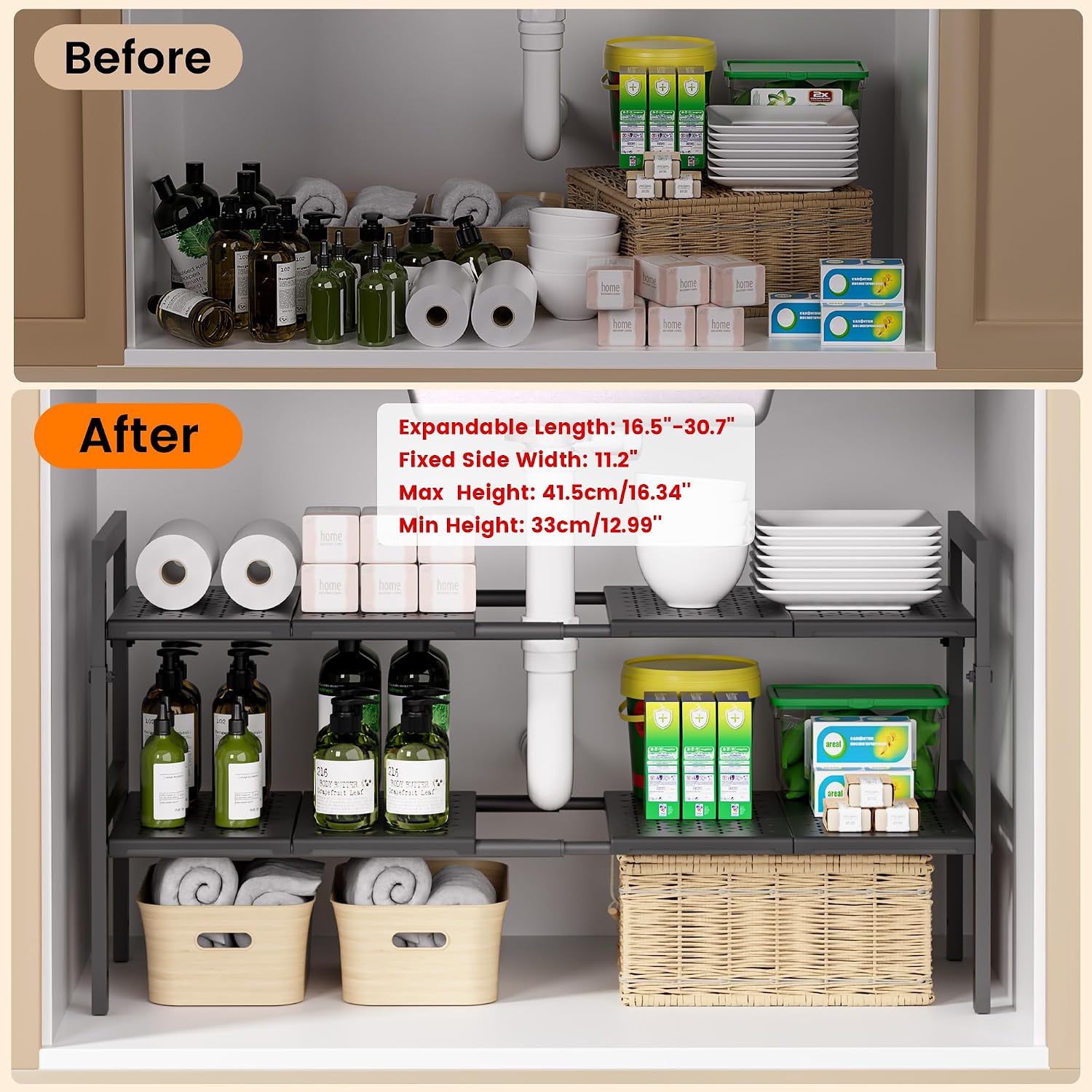 Detalle 2 de GEMWON Under Sink Storage 42.5cm