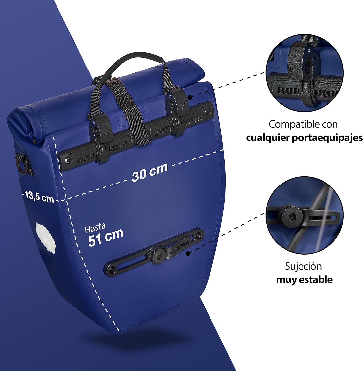 Detalle 2 de Valkental Bolsa portaequipajes 20L