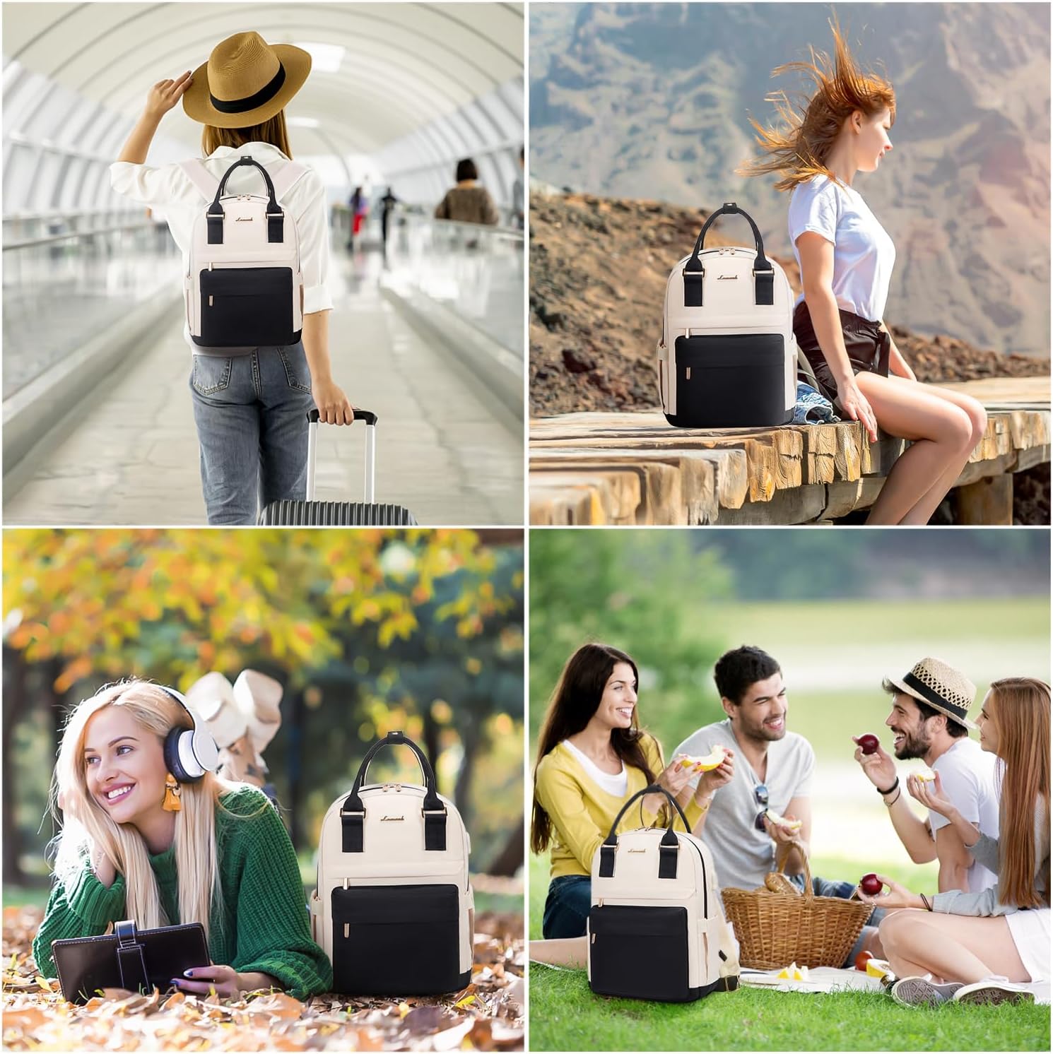 Thumbnail 5 de LOVEVOOK 13,3 Zoll Damenrucksack