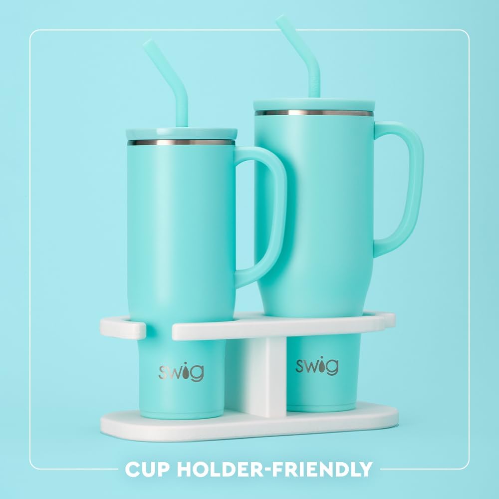 Thumbnail 6 de Swig Life 30oz Mega Mug: Large Insulated Tumbler with Handle and Straw