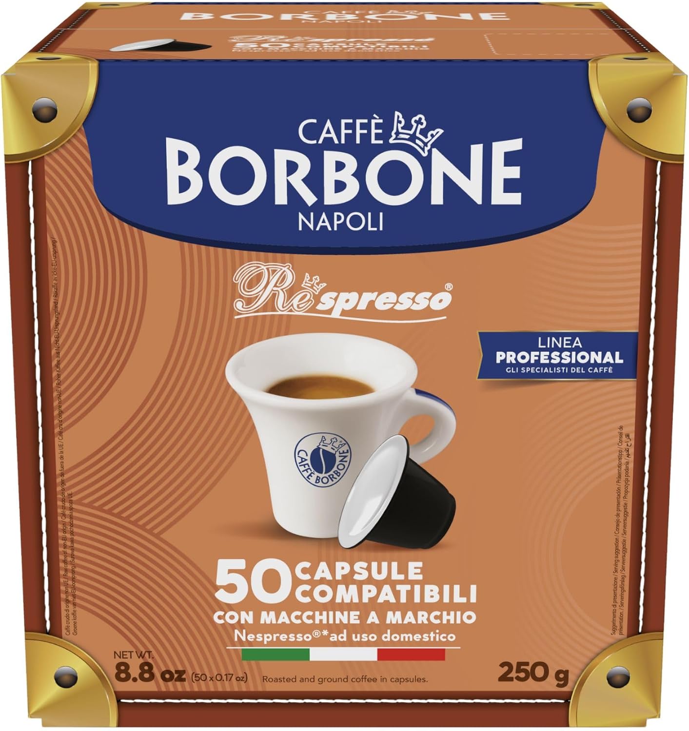 Thumbnail 4 de CAFFÈ BORBONE Respresso Miscela Blu - Confezione da 50 Capsule, compatibile Nespresso domestico