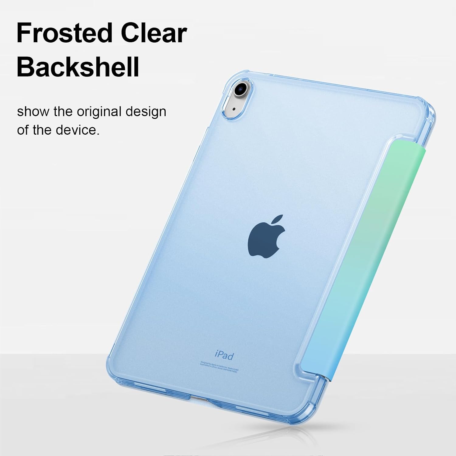 Detalle de Fintie Hülle für iPad 11. Generation 2025 (A16) / iPad 10. Generation (2022) – ultradünnes Case mit transparenter Rückseite, Auto Wake/Sleep