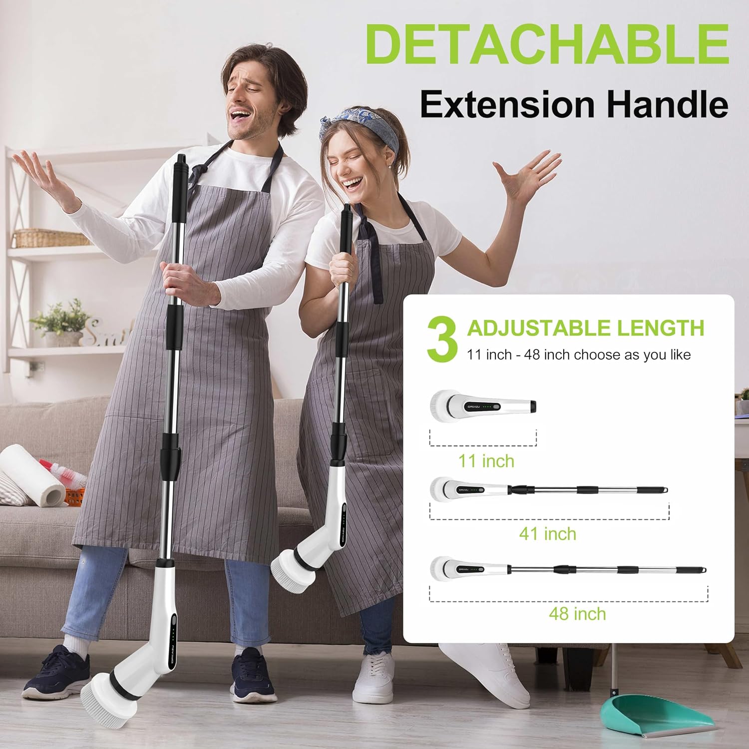 Detalle 2 de WKY Electric Spin Scrubber 2500mAh