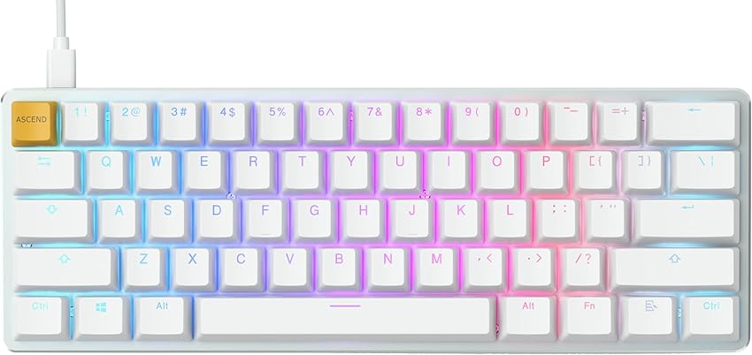 Detalle de Glorious GMMK TKL 85% Barebones Teclado Mecánico RGB