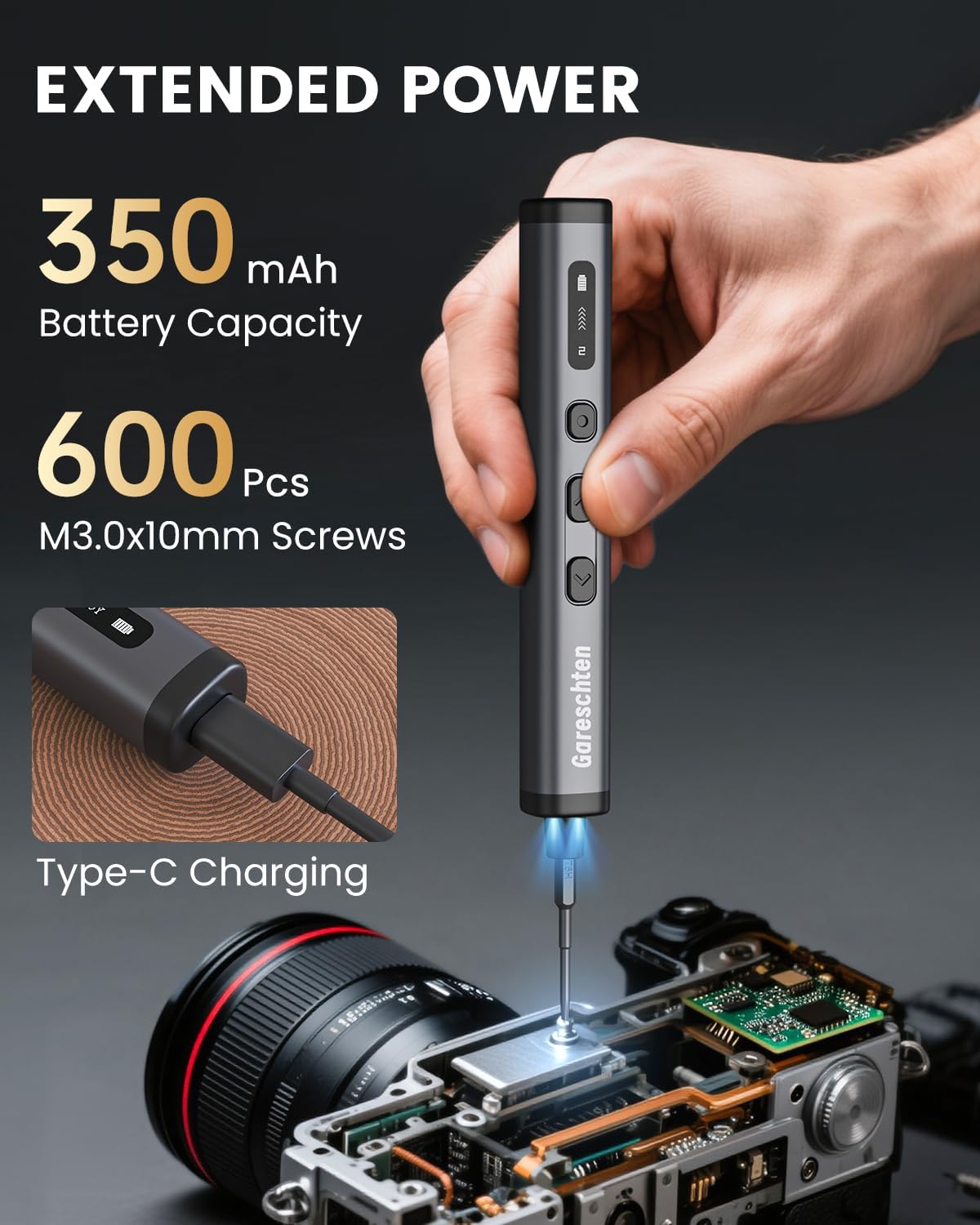 Thumbnail 2 de 78-in-1 Mini Electric Screwdriver Set