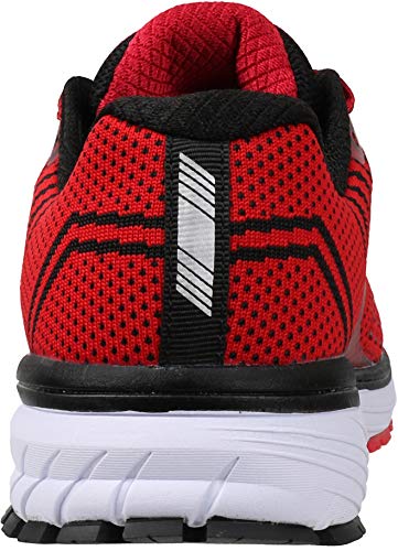 Detalle de WHITIN Laufschuhe Turnschuhe Herren Damen Rot 45 – Vielseitig und atmungsaktiv