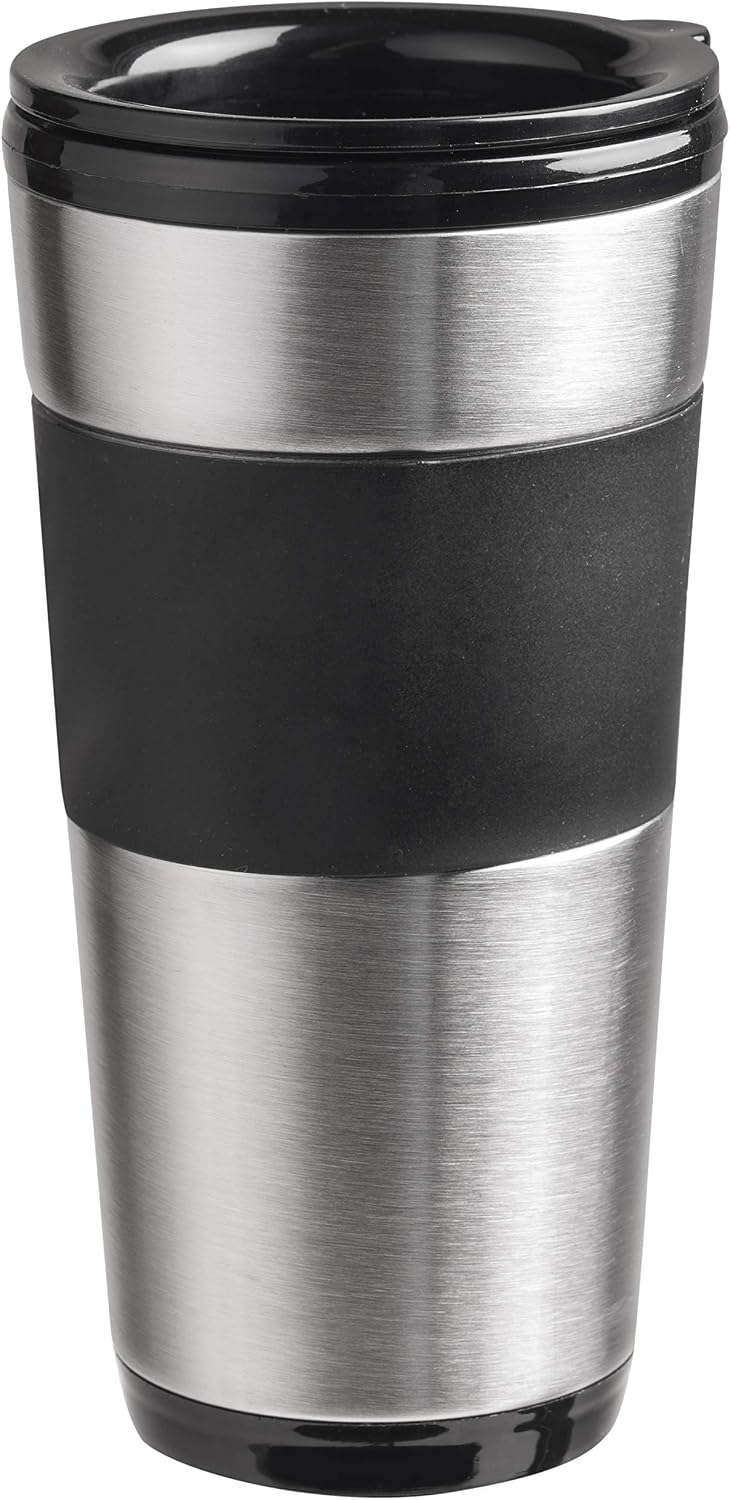 Detalle 2 de Bestron Cafetière avec tasse isotherme pour café filtre moulu (420 ml) ACM112Z, 750 W